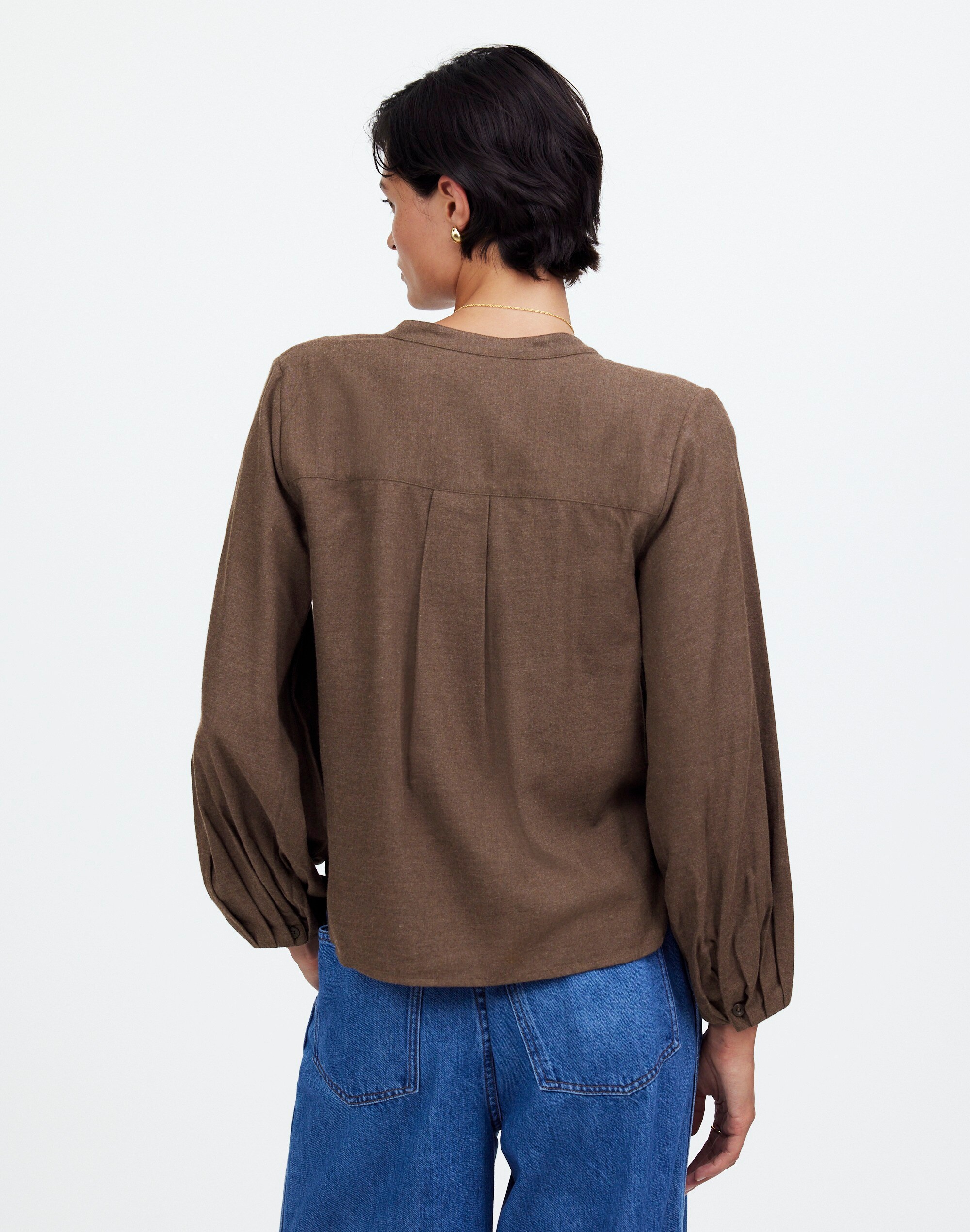 V-Neck Long-Sleeve Top