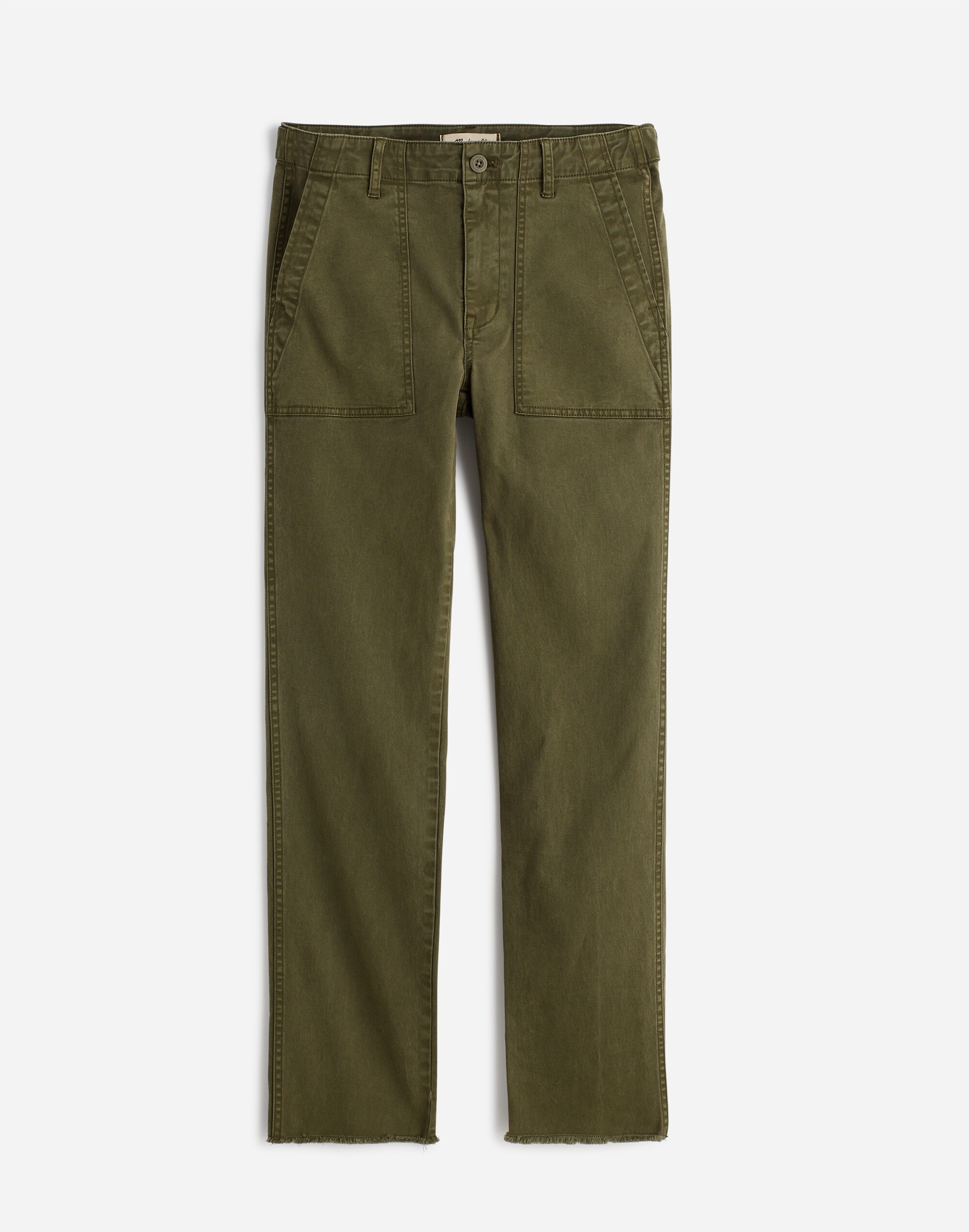 The Plus Slim Straight Trouser Pant in Garment Dye