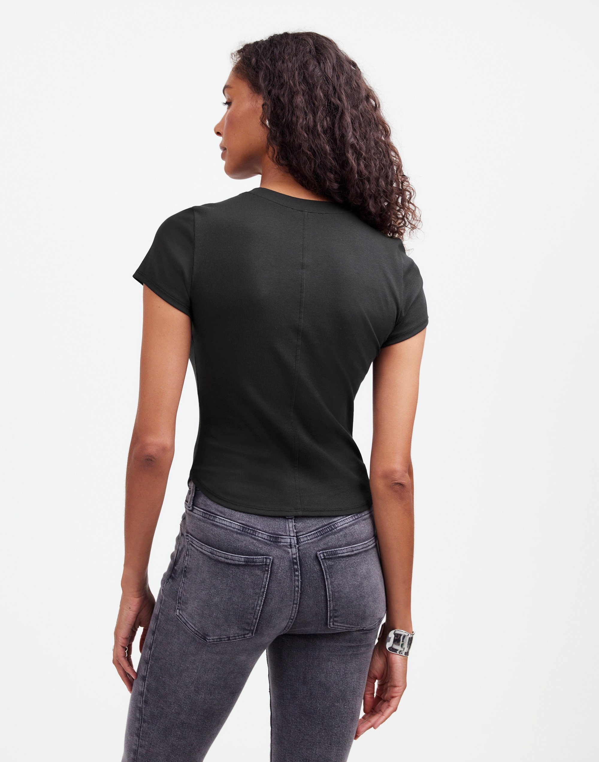 (Re)generative Cotton Ribbed Crewneck Tee