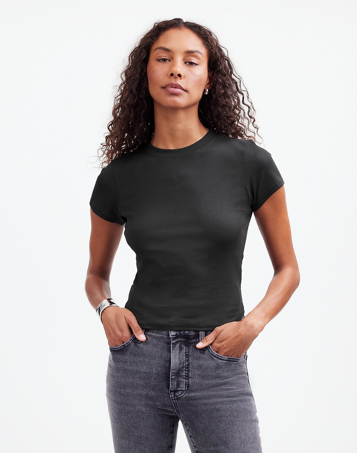 (Re)generative Cotton Ribbed Crewneck Tee