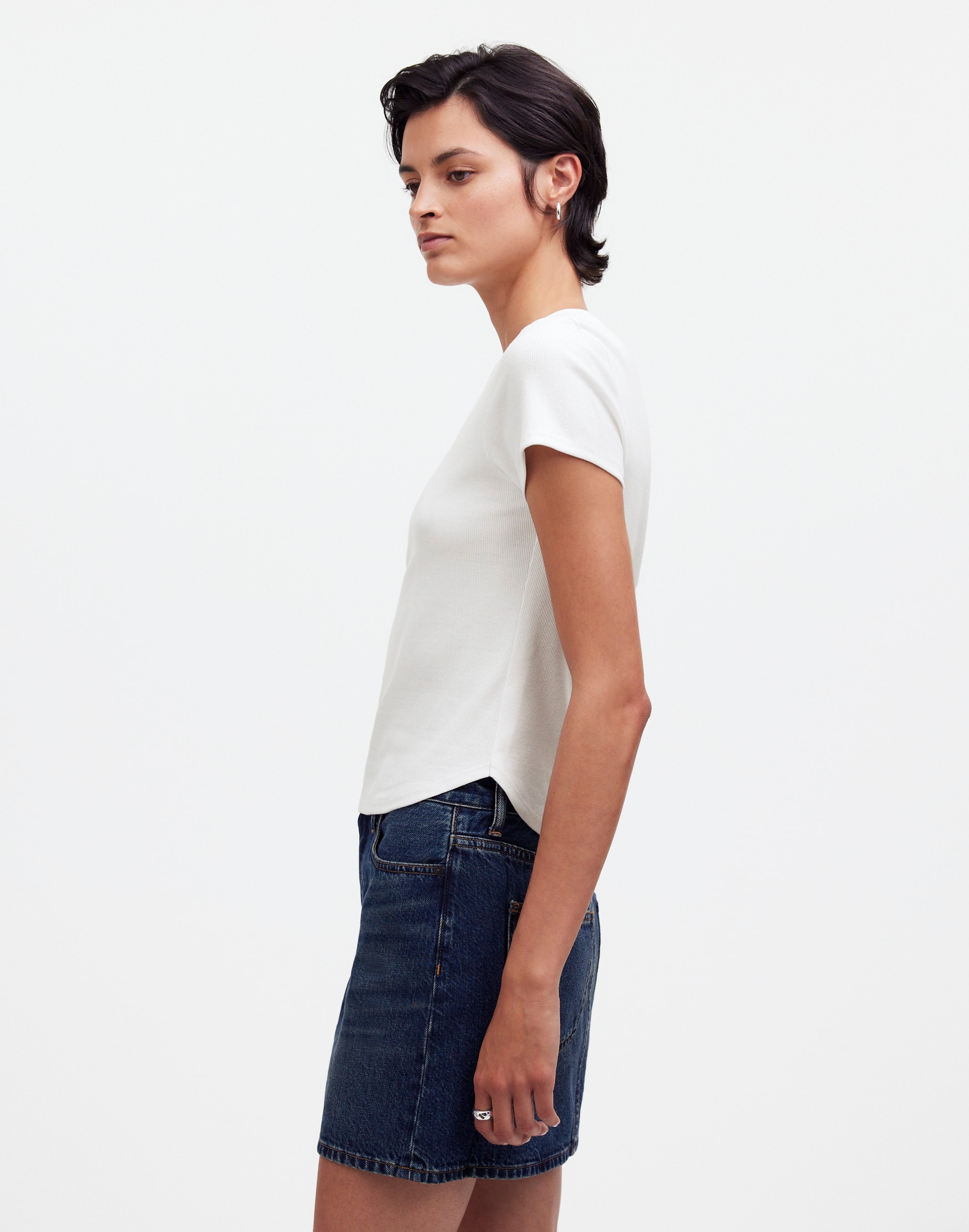 (Re)generative Cotton Ribbed Crewneck Tee