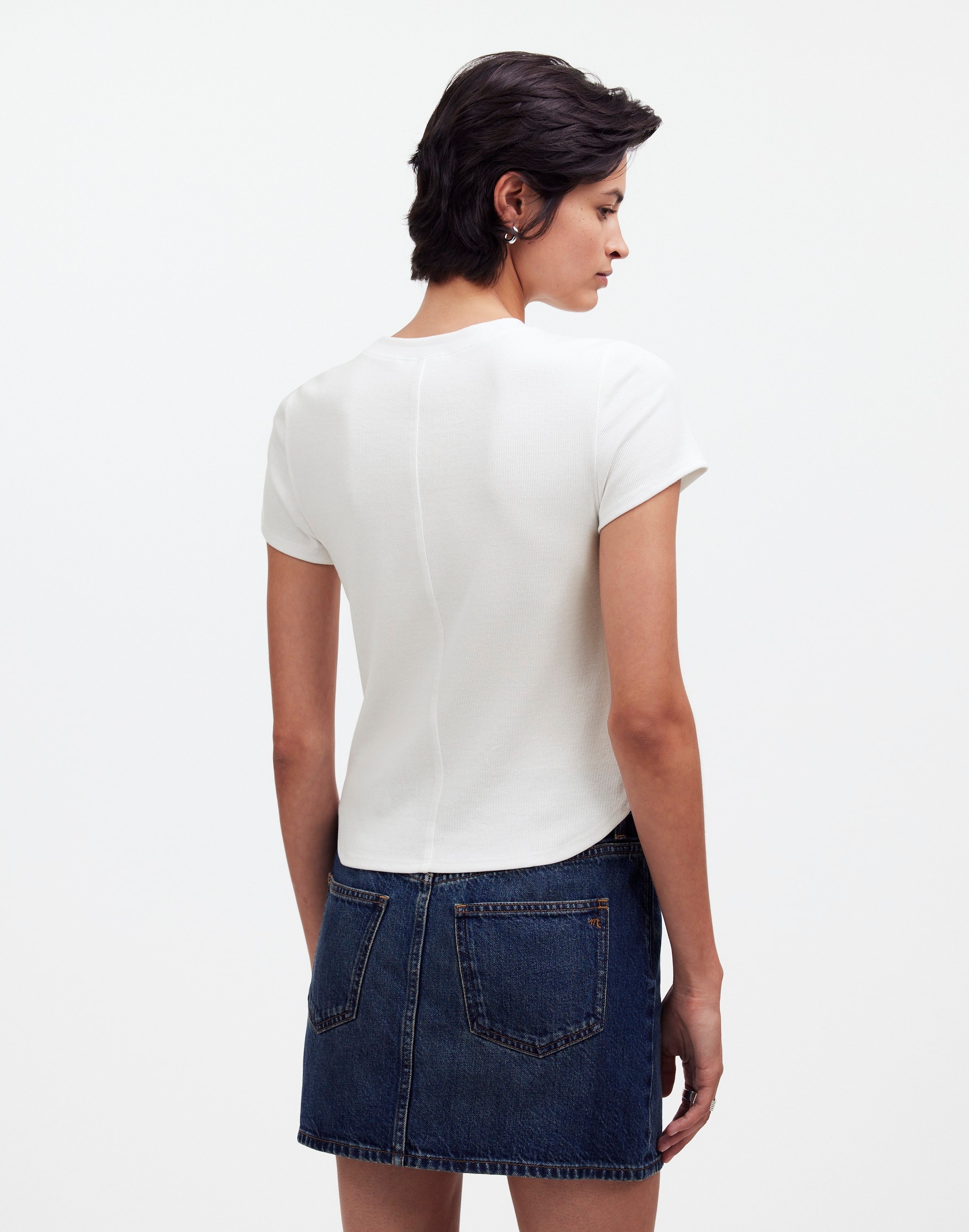 (Re)generative Cotton Ribbed Crewneck Tee