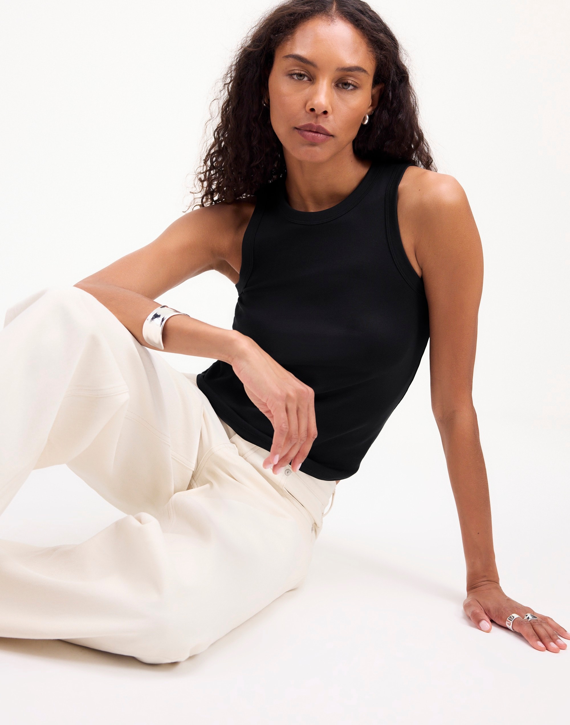 (Re)generative Cotton Ribbed Cutaway Tank