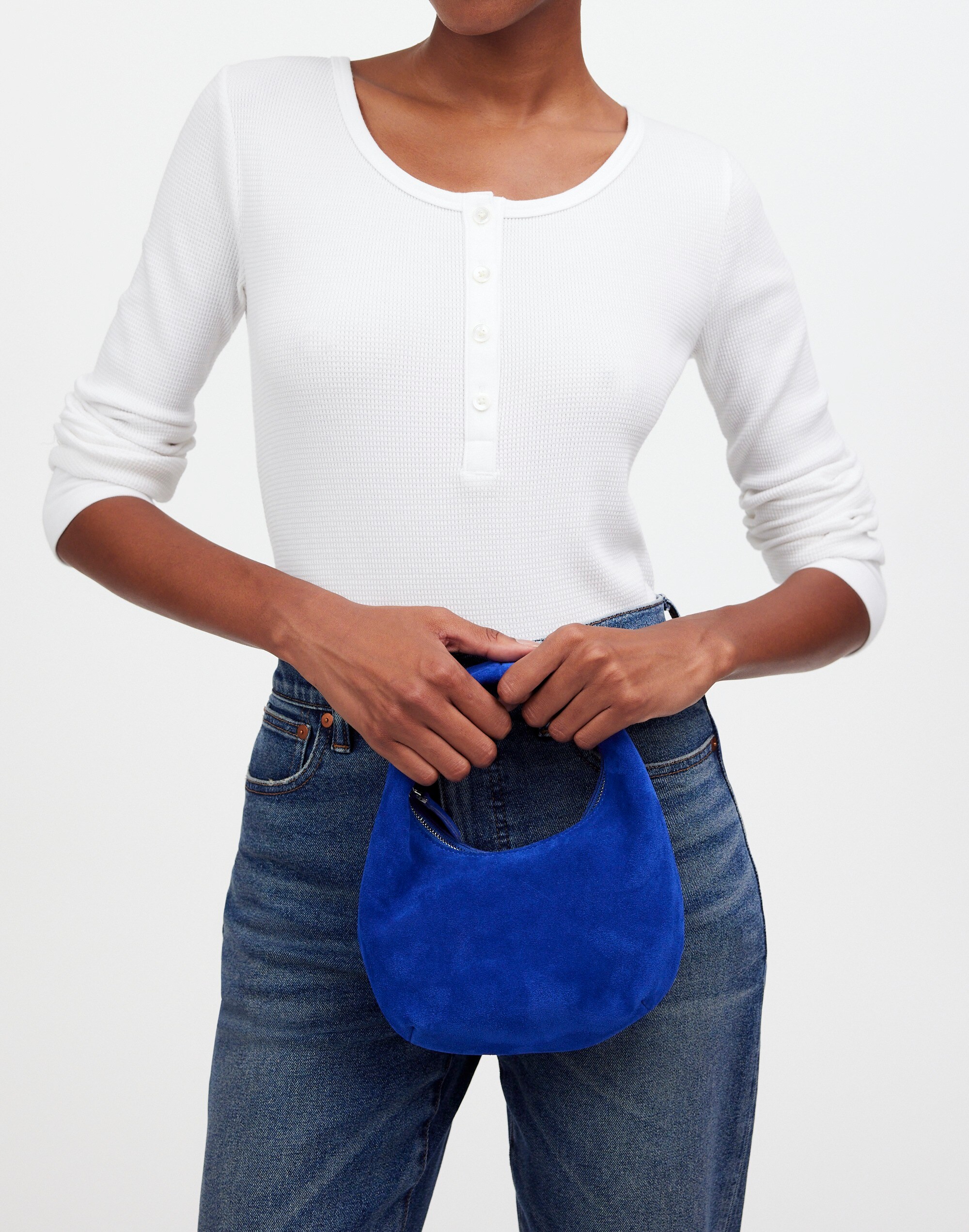 The Mini Bag in Suede