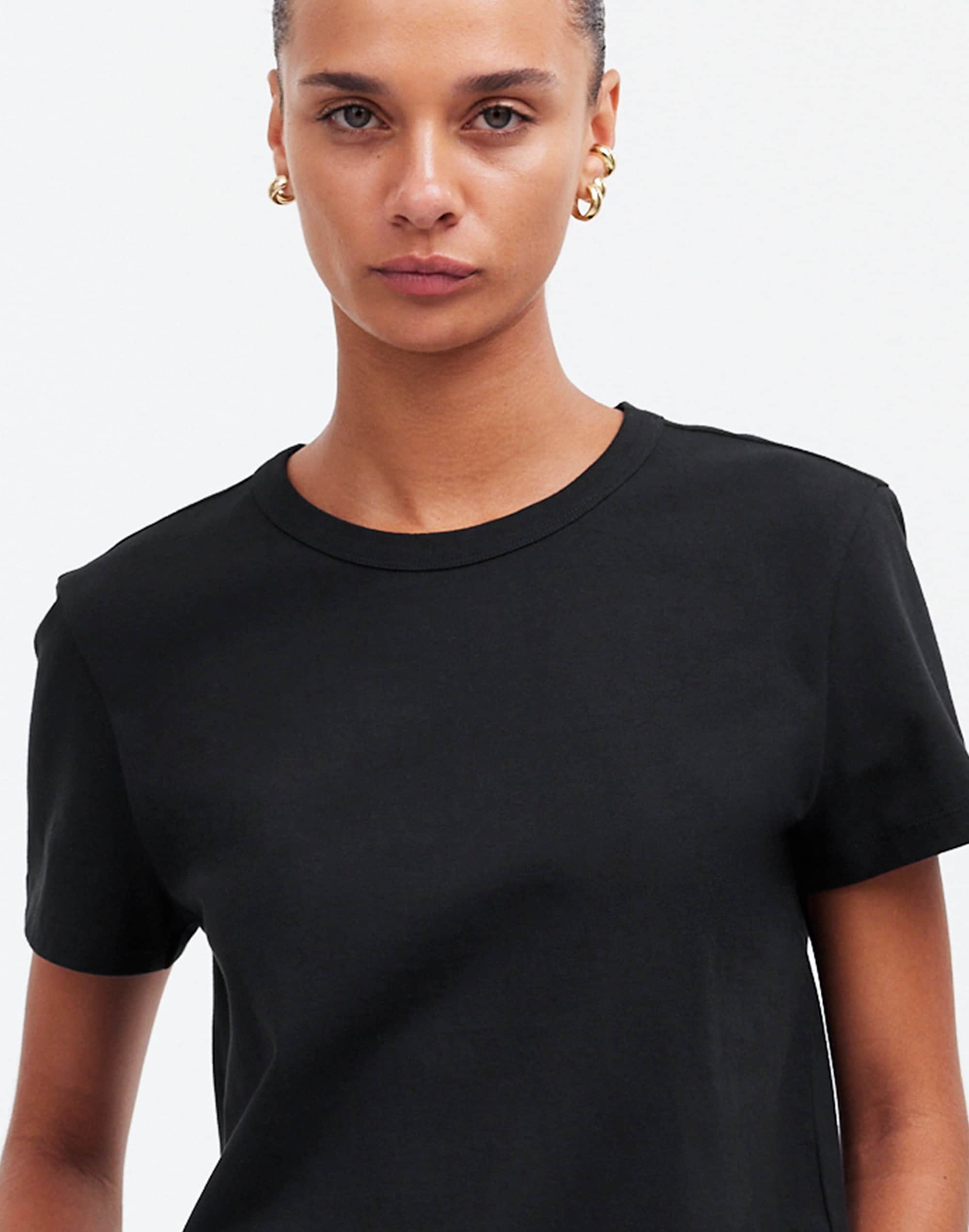 The Perfect Crewneck Tee in Allday Jersey Alternate Image 5