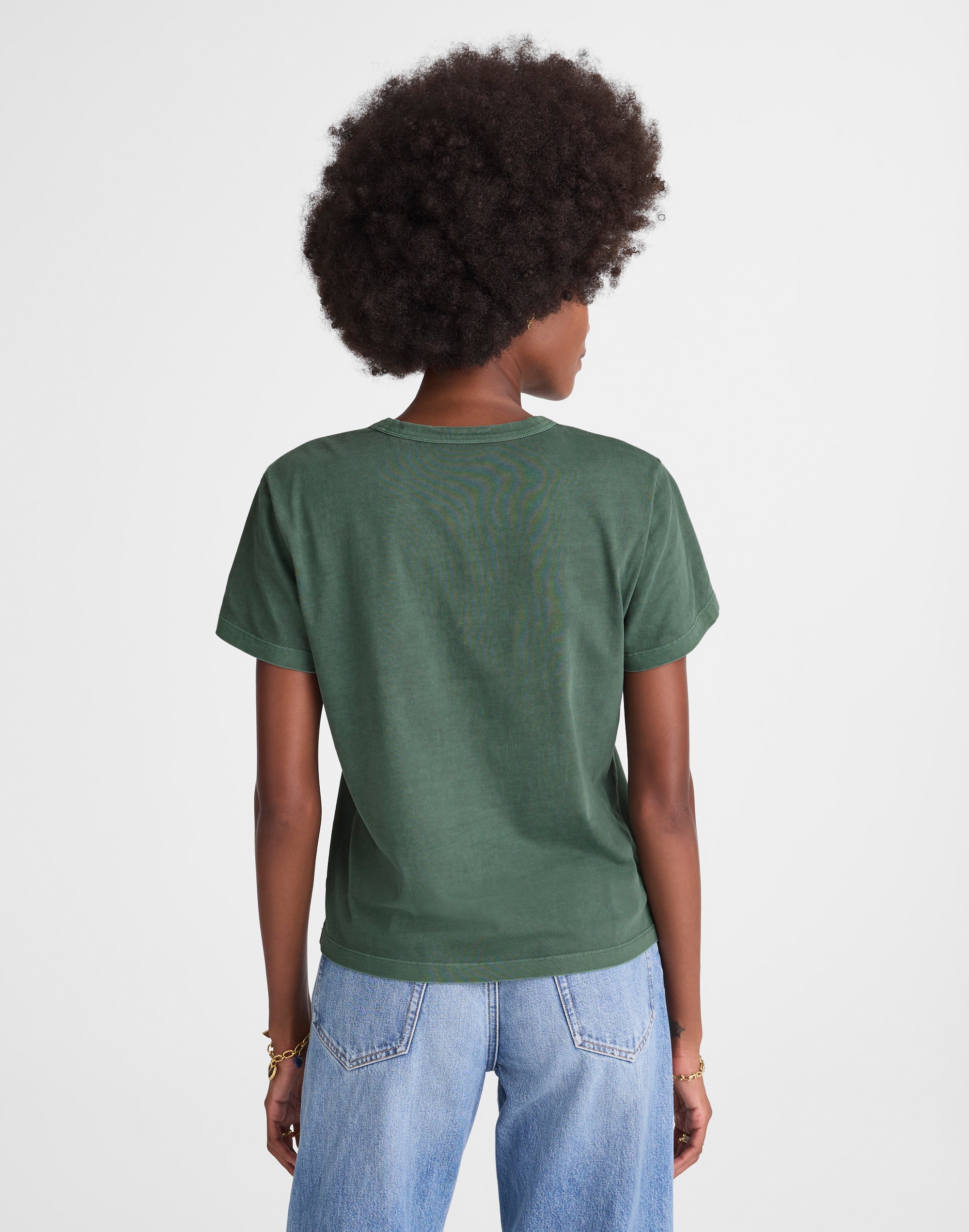 The Perfect Crewneck Tee in Allday Jersey