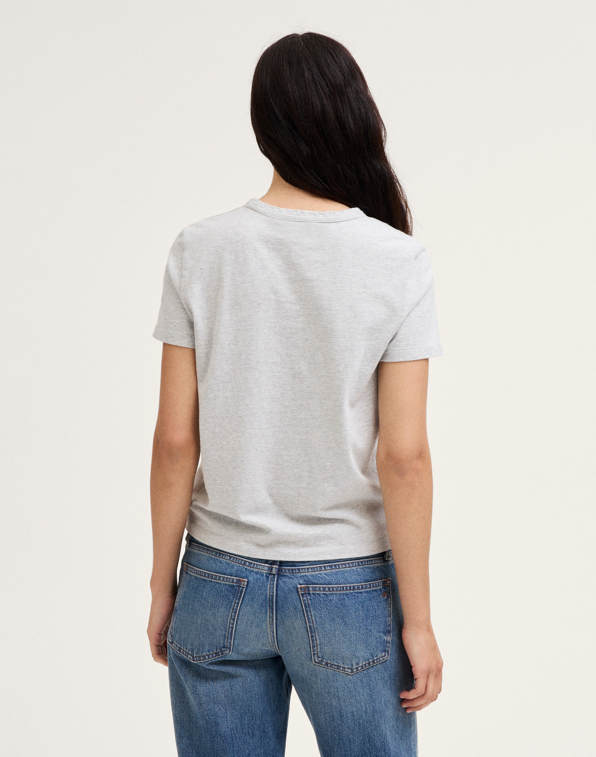 The Perfect Crewneck Tee in Allday Jersey