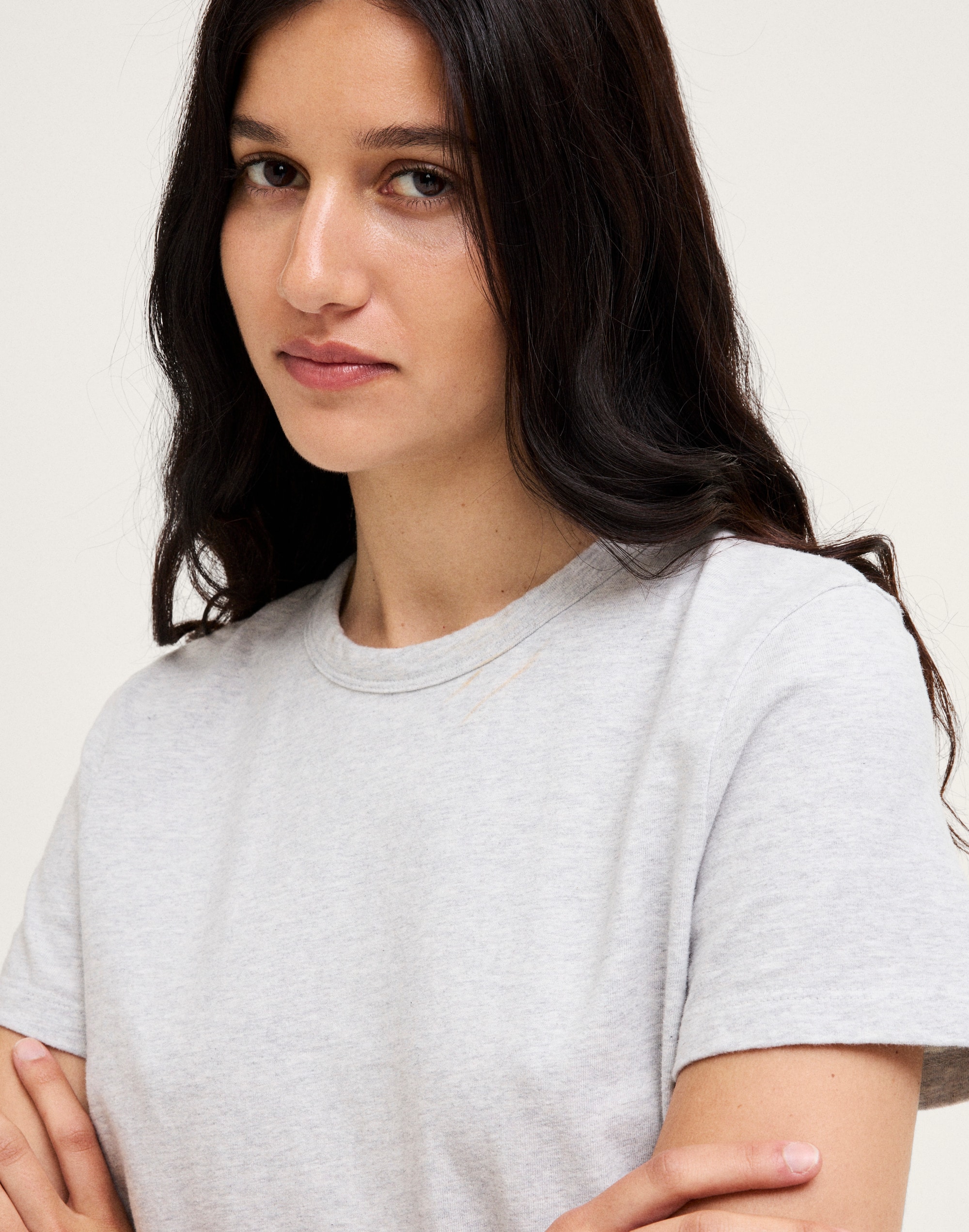 The Perfect Crewneck Tee in Allday Jersey