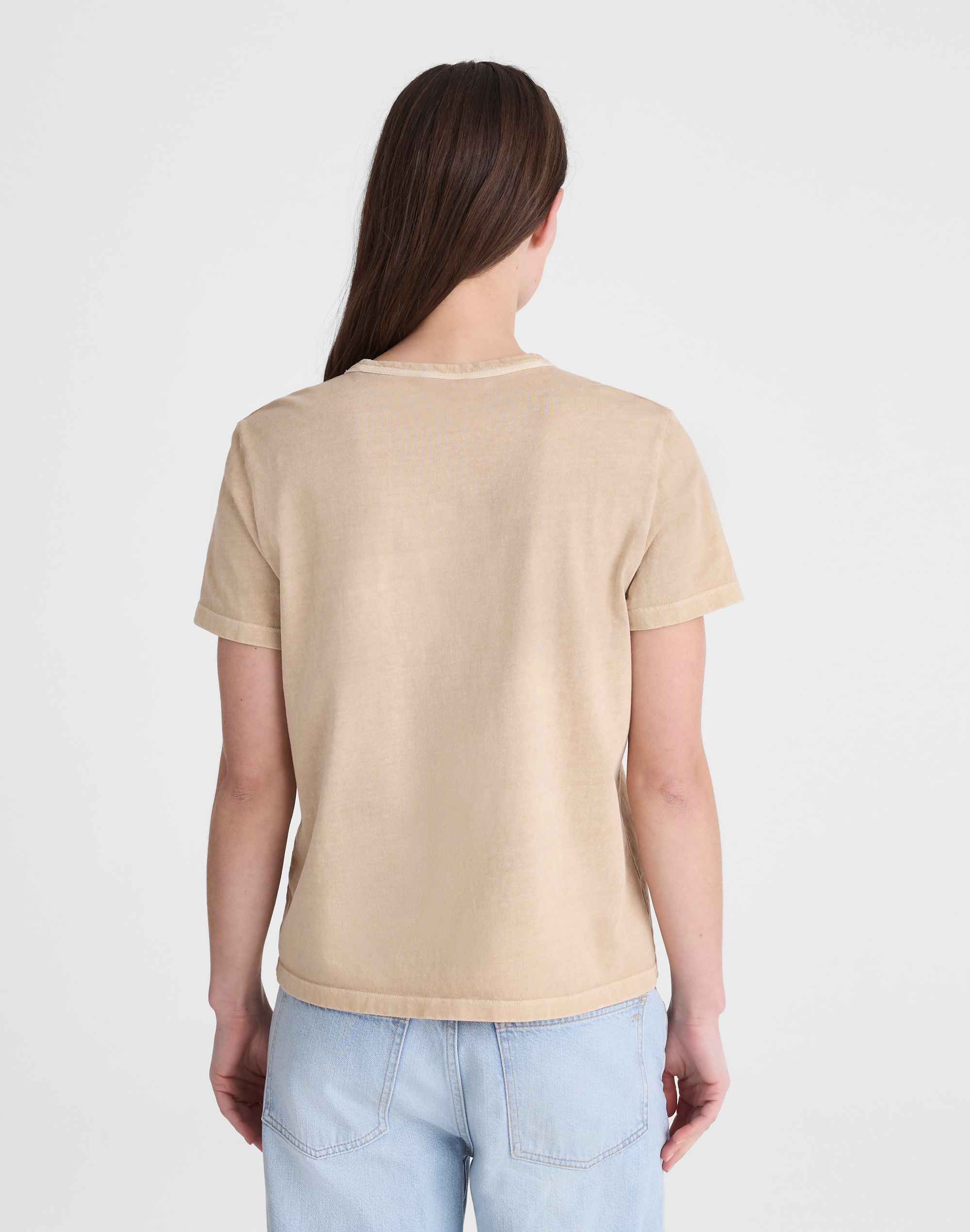 The Perfect Crewneck Tee in Allday Jersey