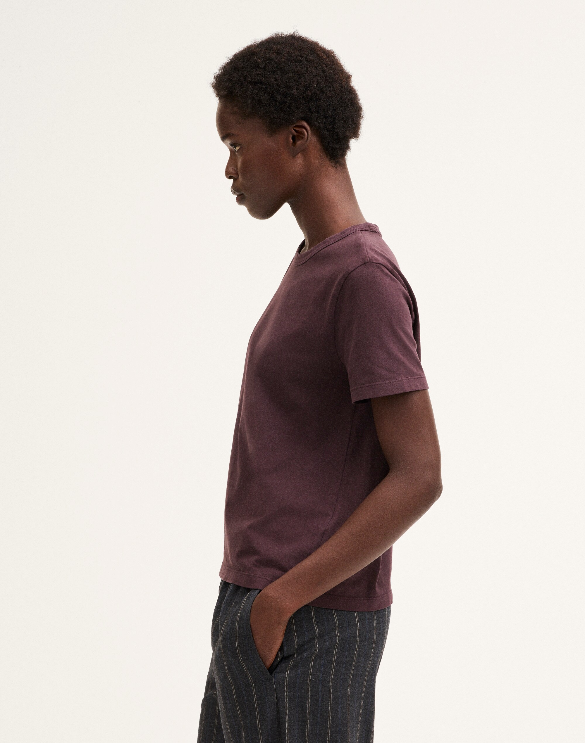 The Perfect Crewneck Tee in Allday Jersey Alternate Image 3