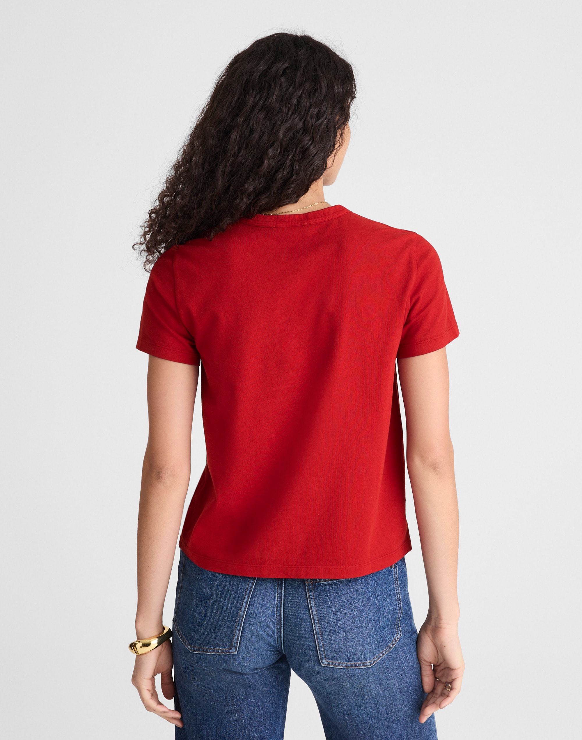 The Perfect Crewneck Tee in Allday Jersey