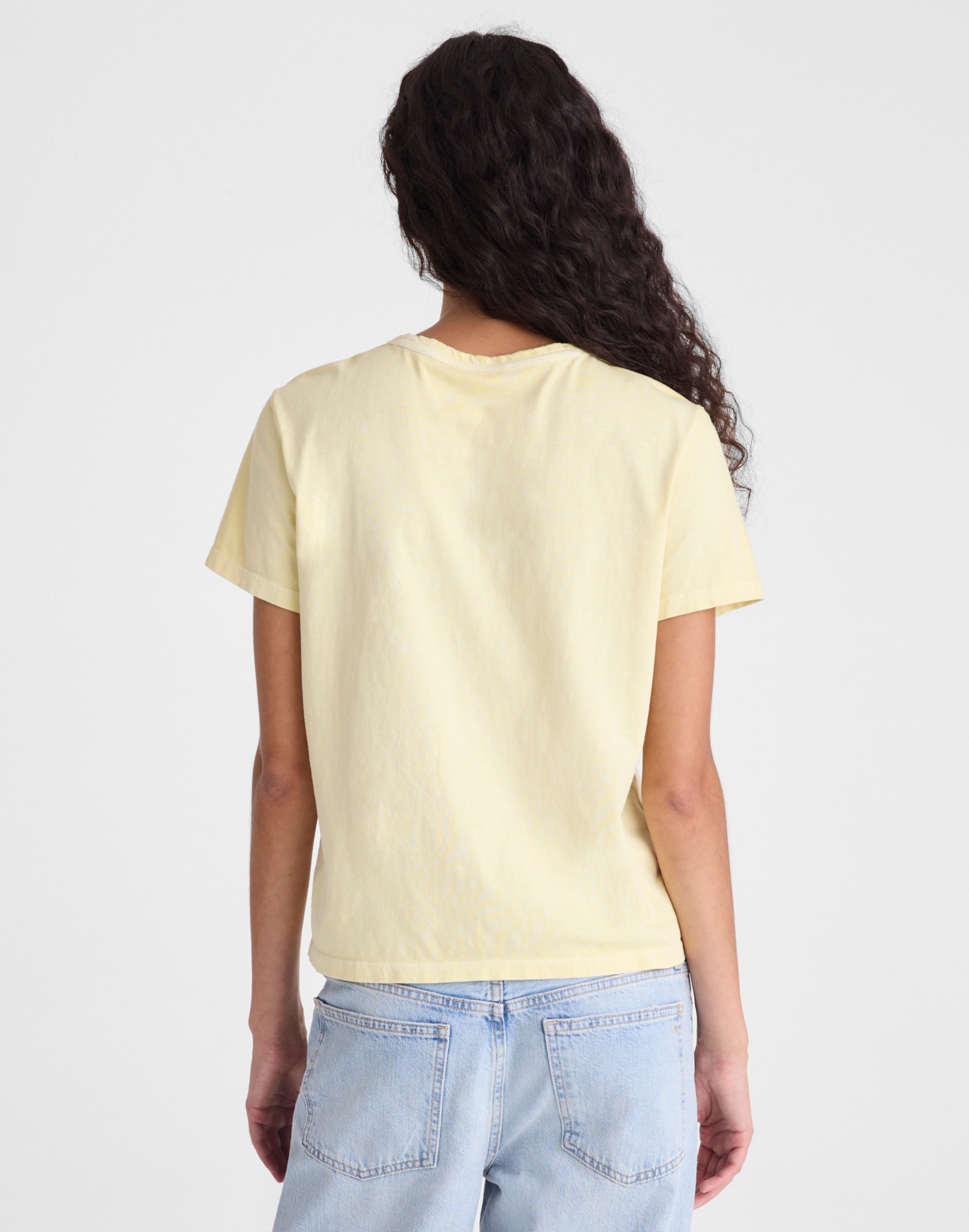 The Perfect Crewneck Tee in Allday Jersey