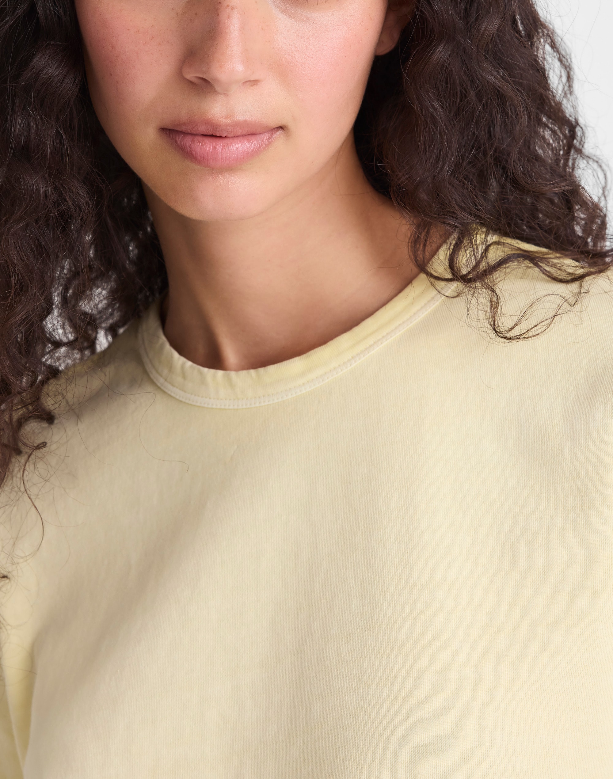 The Perfect Crewneck Tee in Allday Jersey