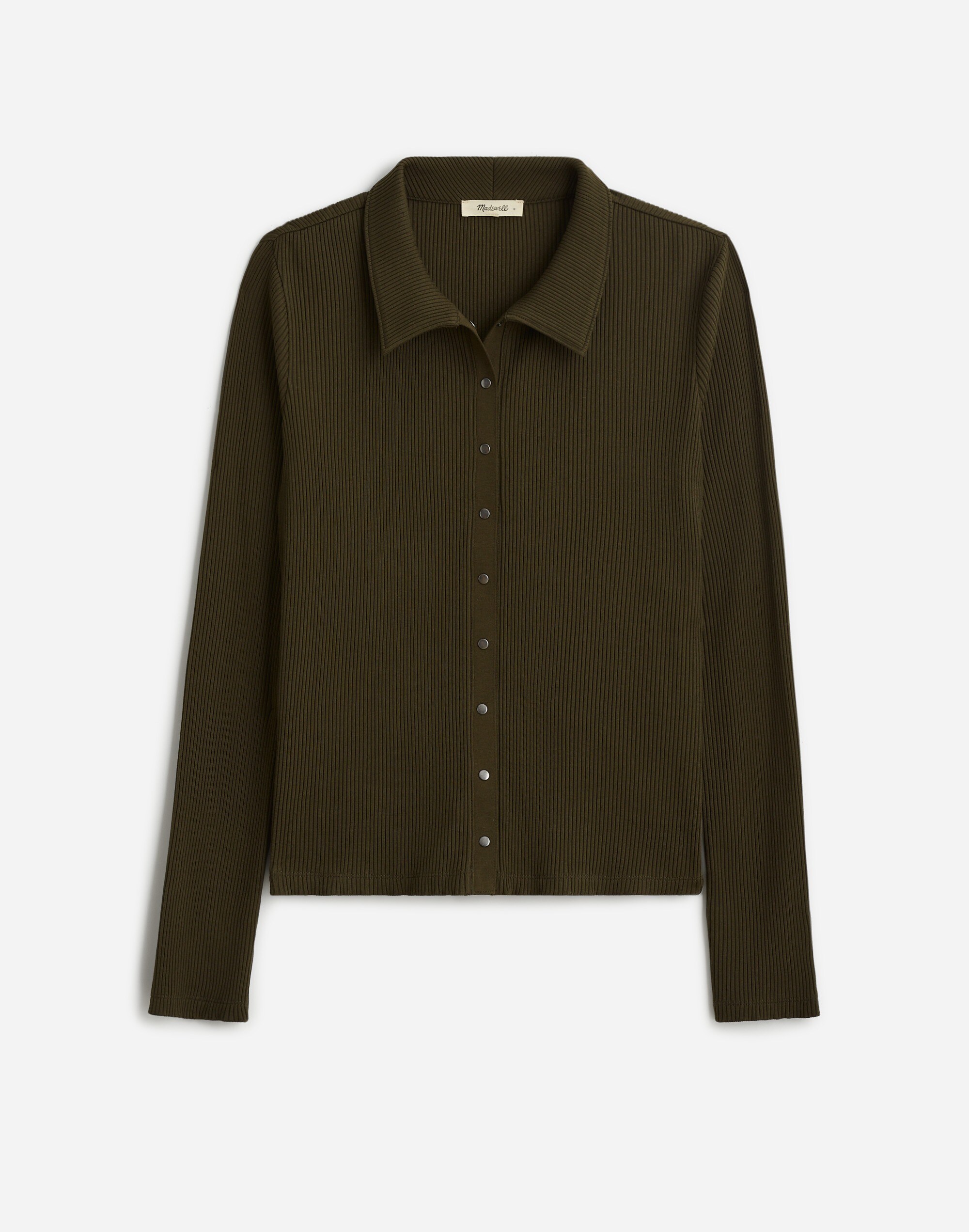 Snap-Front Cardigan Top