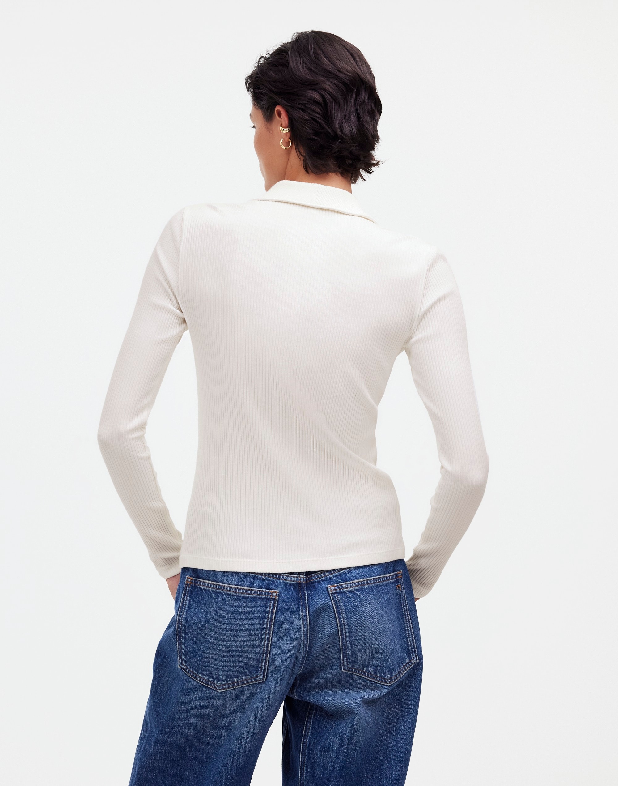 Snap-Front Cardigan Top