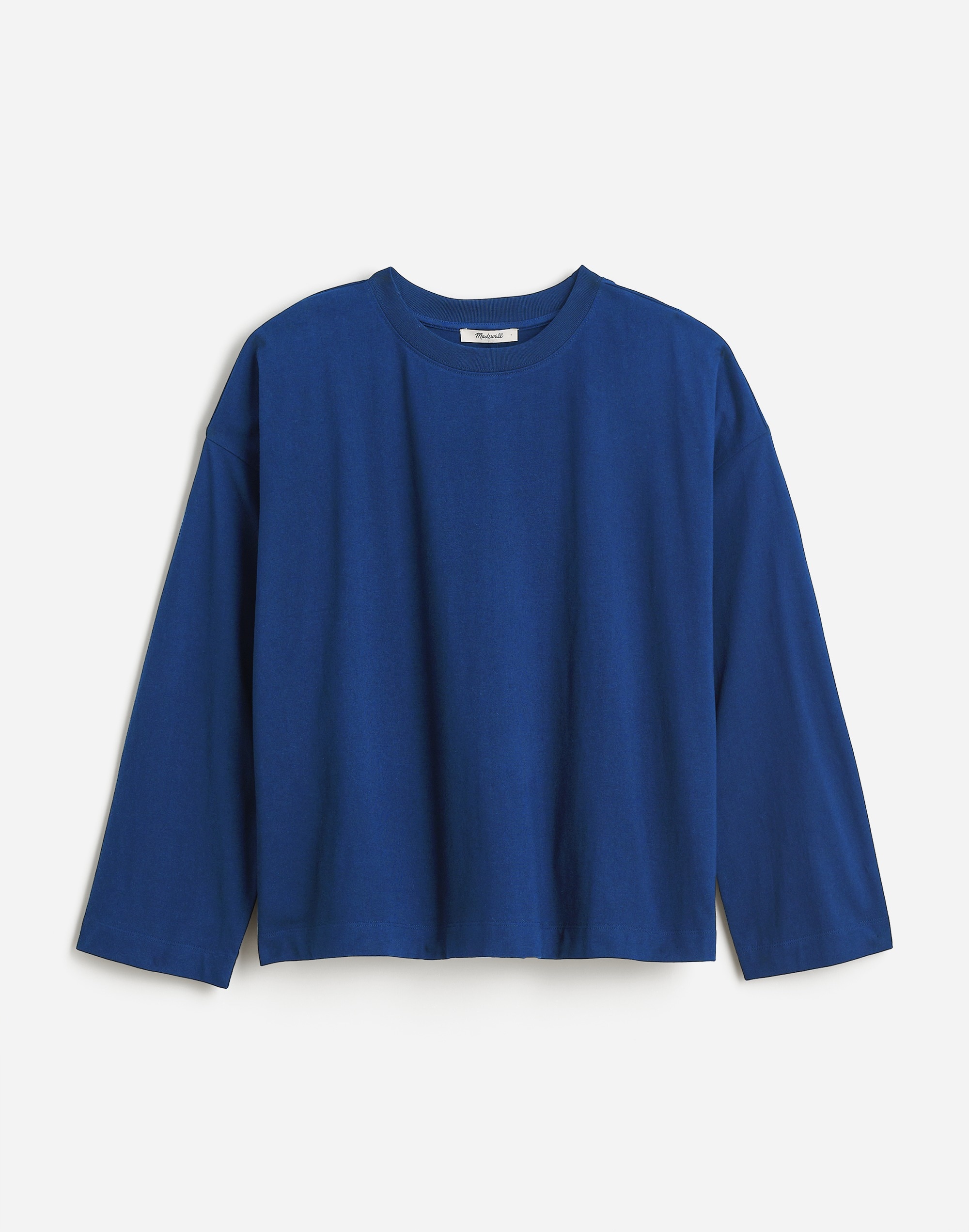 Easy Crewneck Long-Sleeve Tee