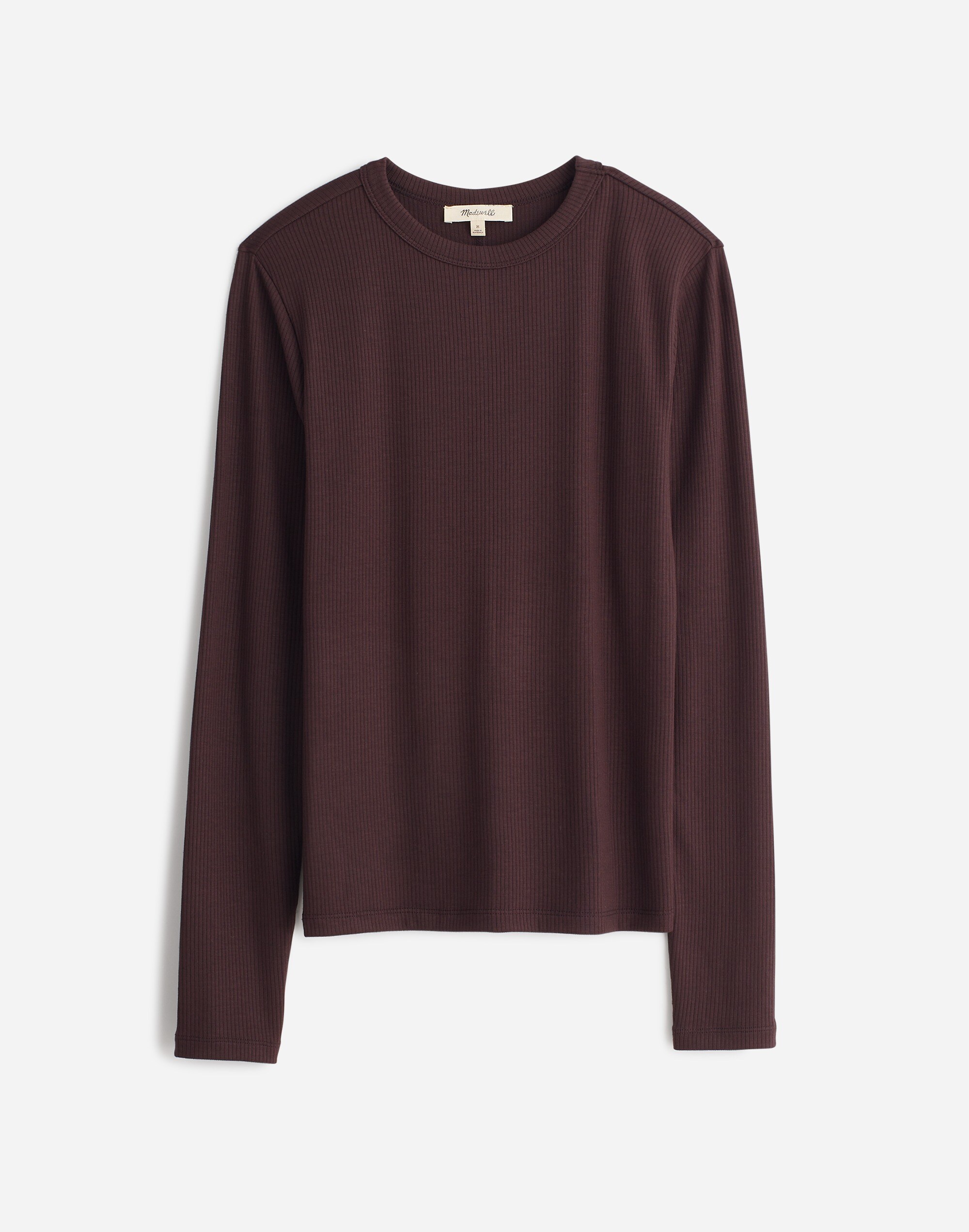 Drapey Rib Long-Sleeve Tee