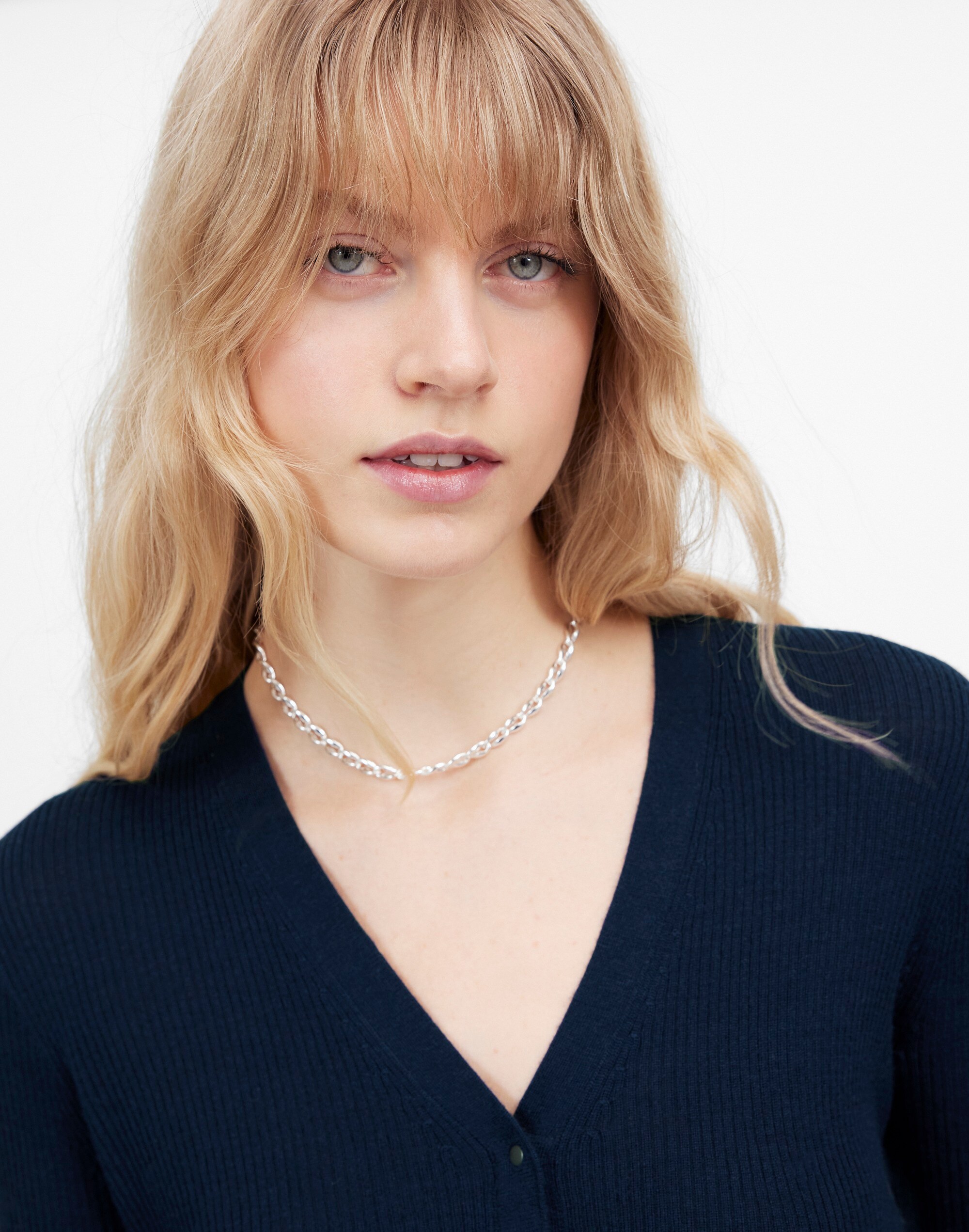 Merino Wool-Silk Blend Cardigan Sweater