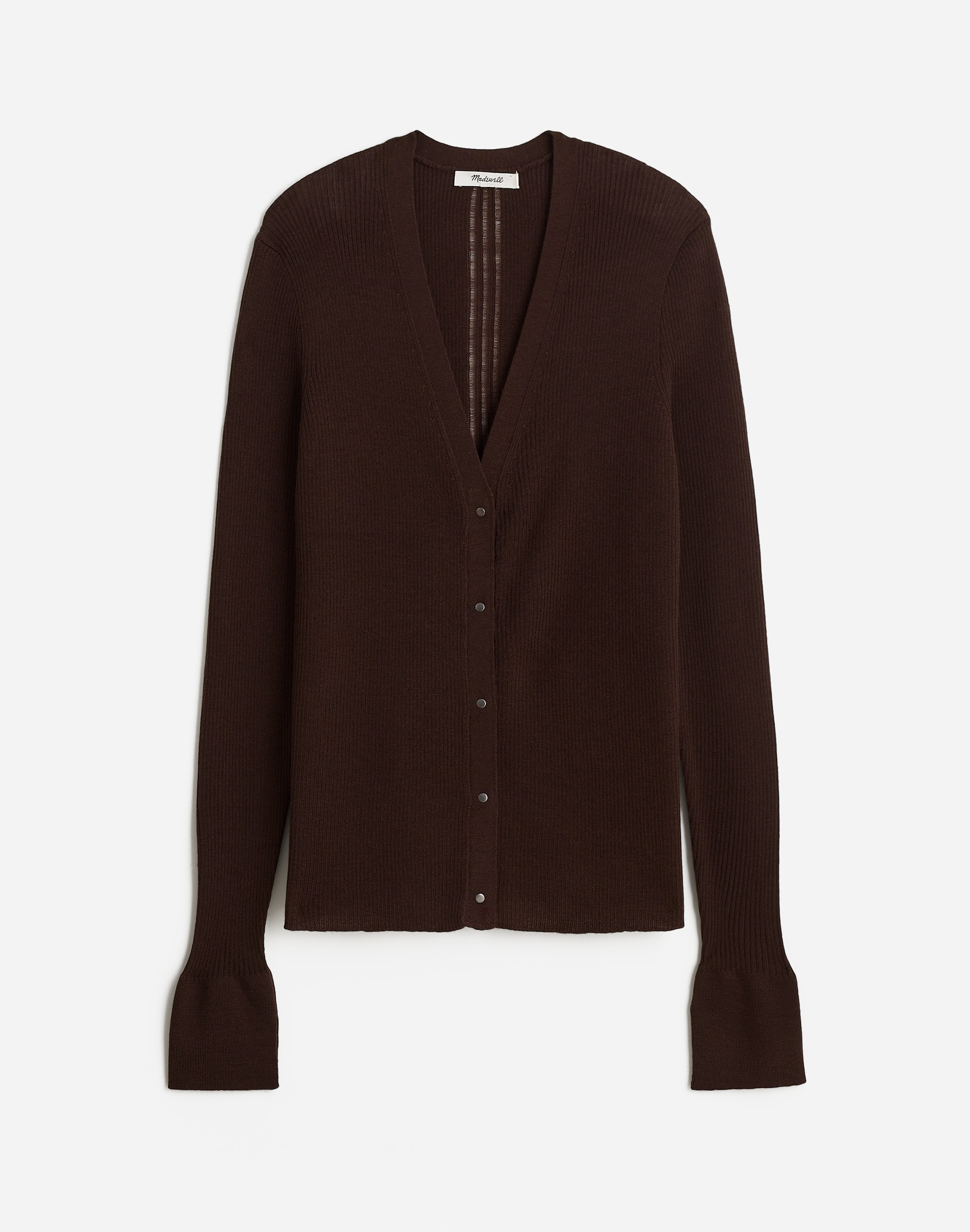 Merino Wool-Silk Blend Cardigan Sweater