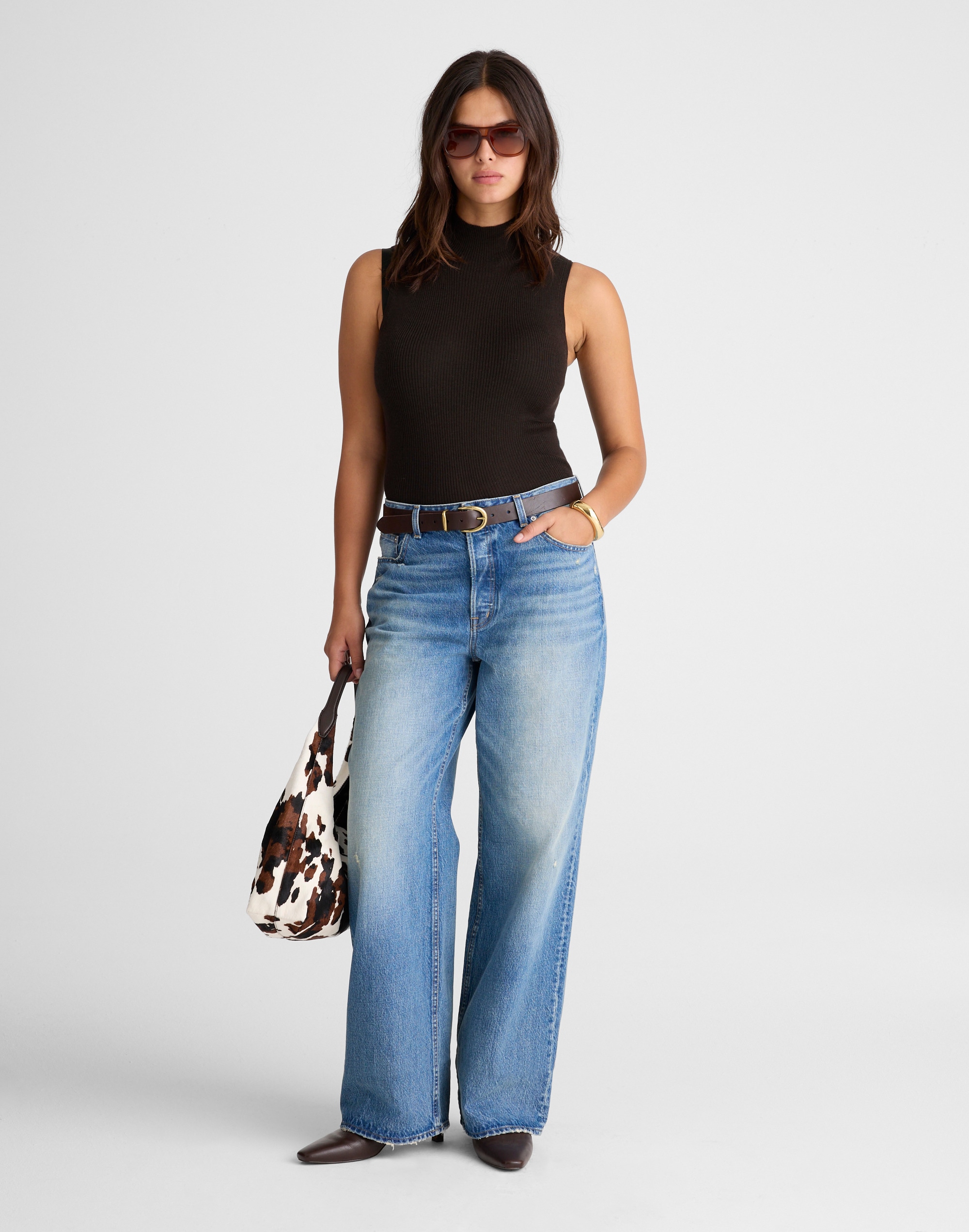 Merino Wool-Silk Sweater Tank