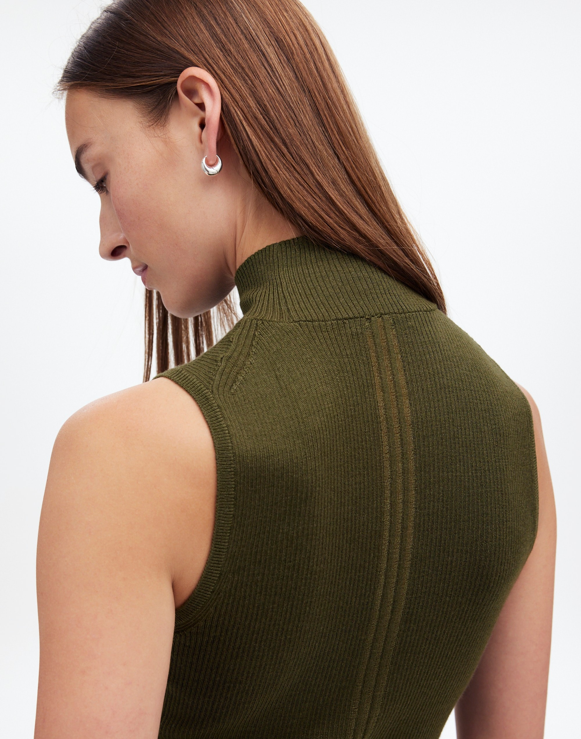 Merino Wool-Silk Sweater Tank