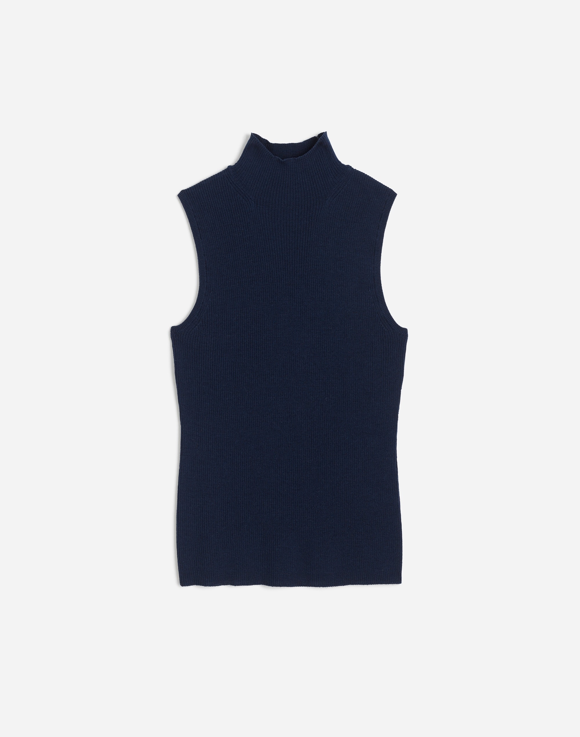 Merino Wool-Silk Sweater Tank