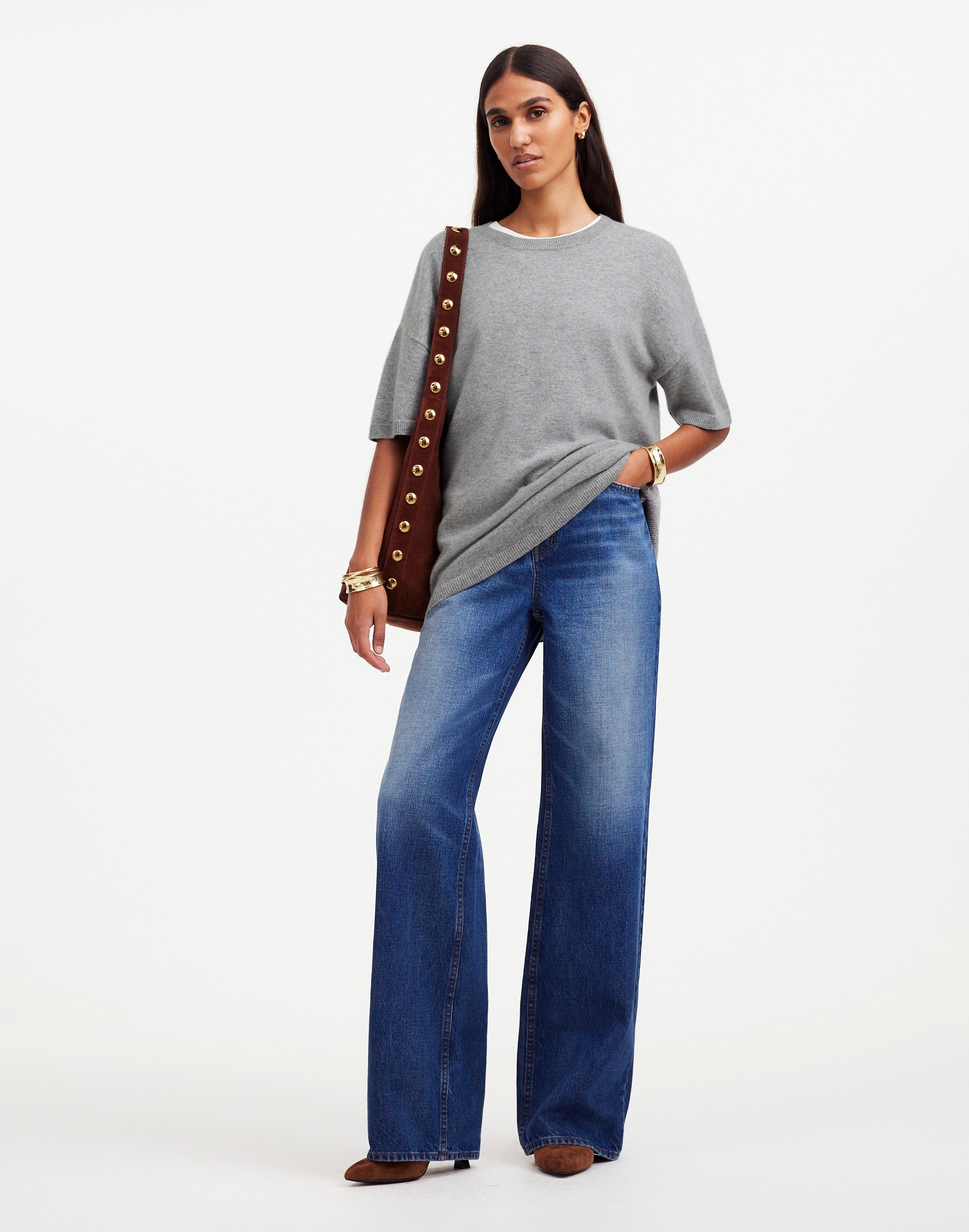 Cashmere Oversized Sweater Tee