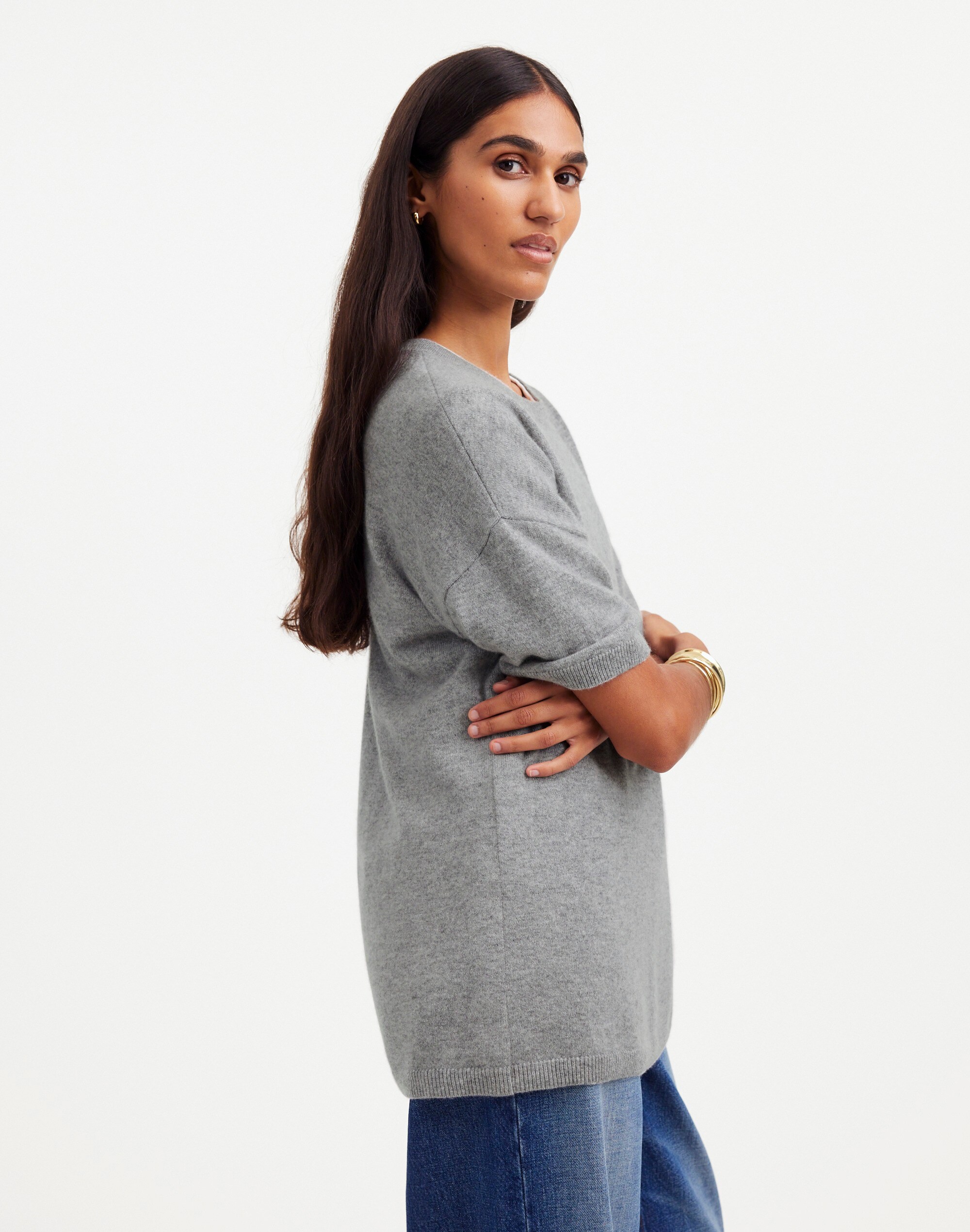 Cashmere Oversized Sweater Tee