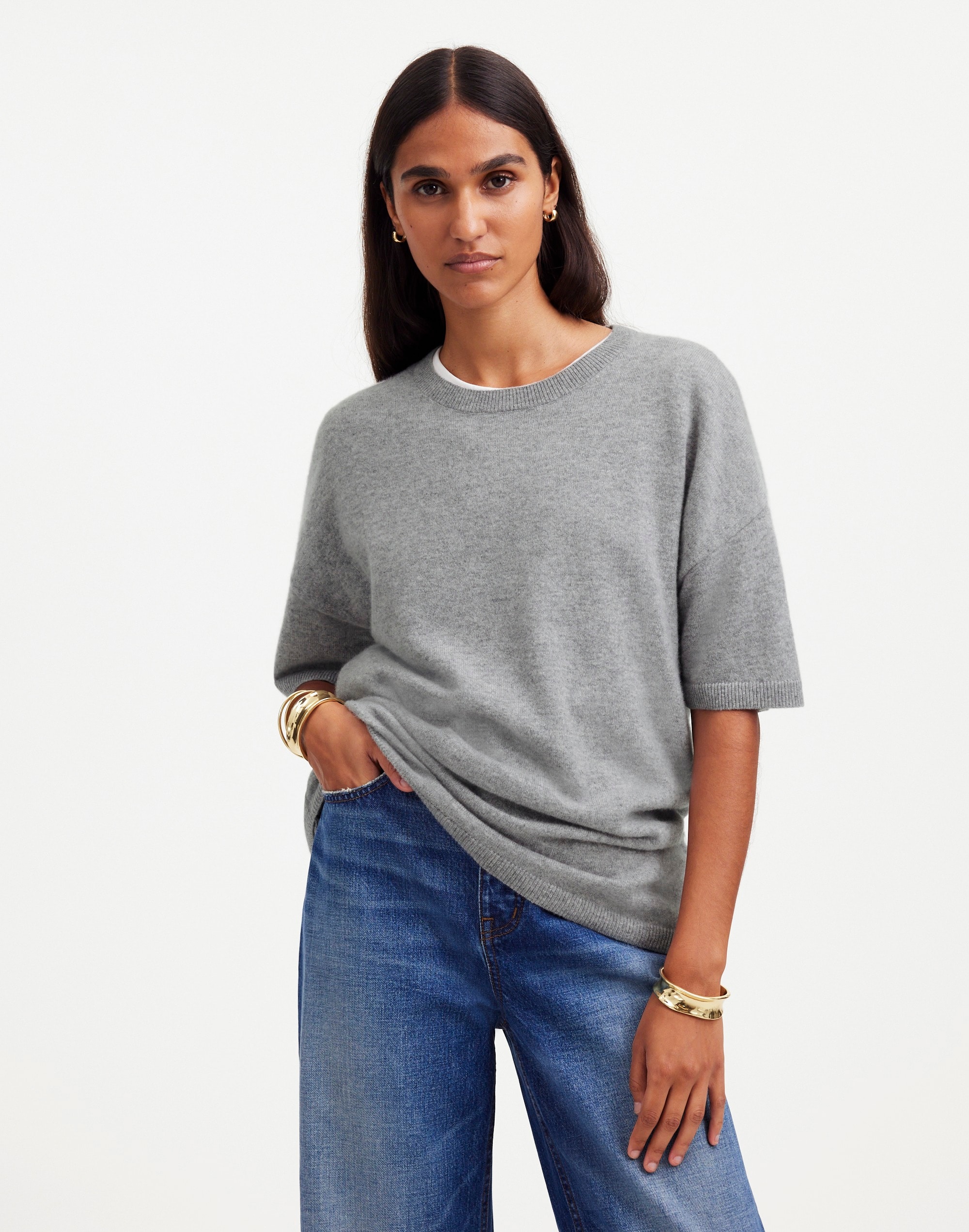 Cashmere Oversized Sweater Tee