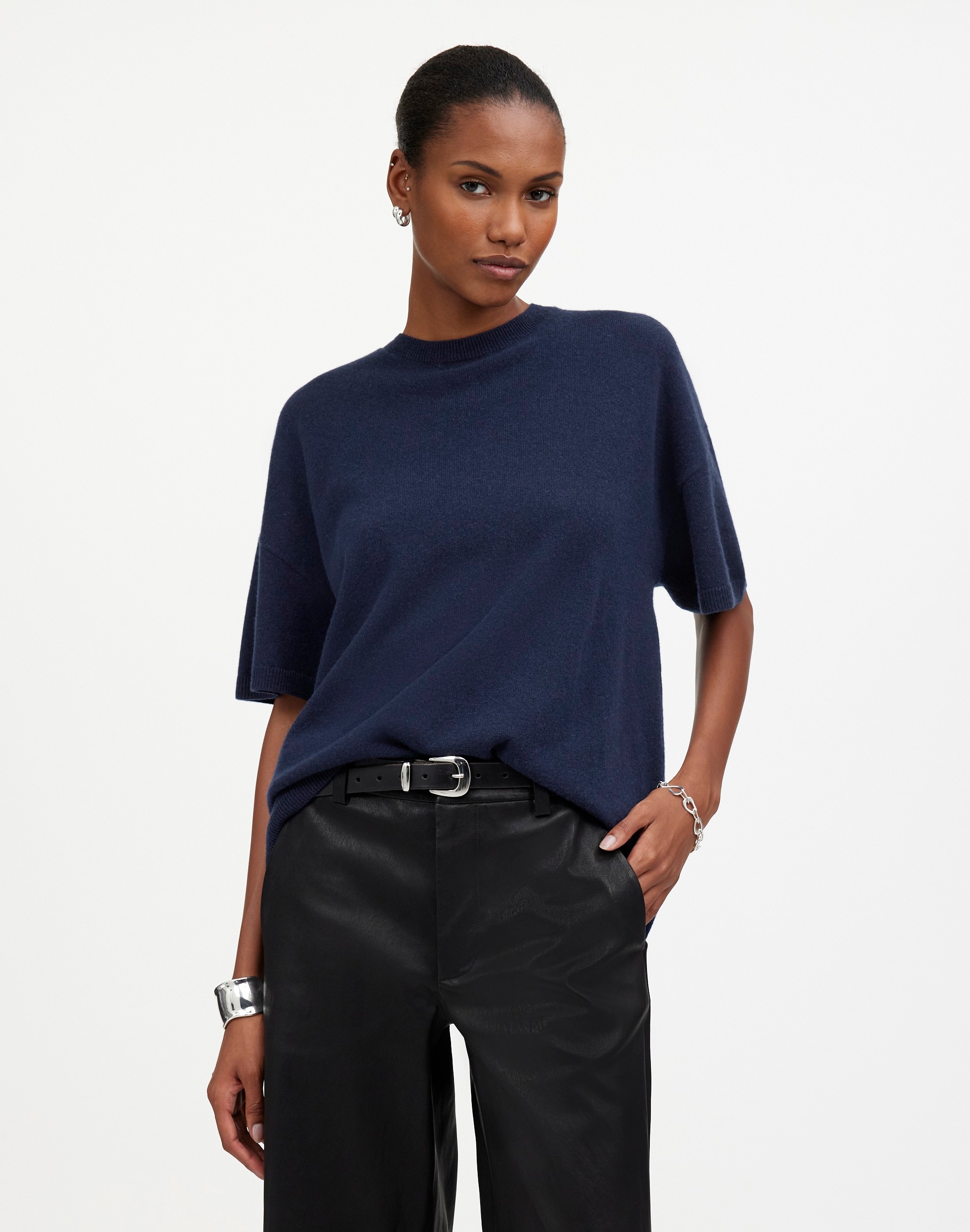 Cashmere Oversized Sweater Tee