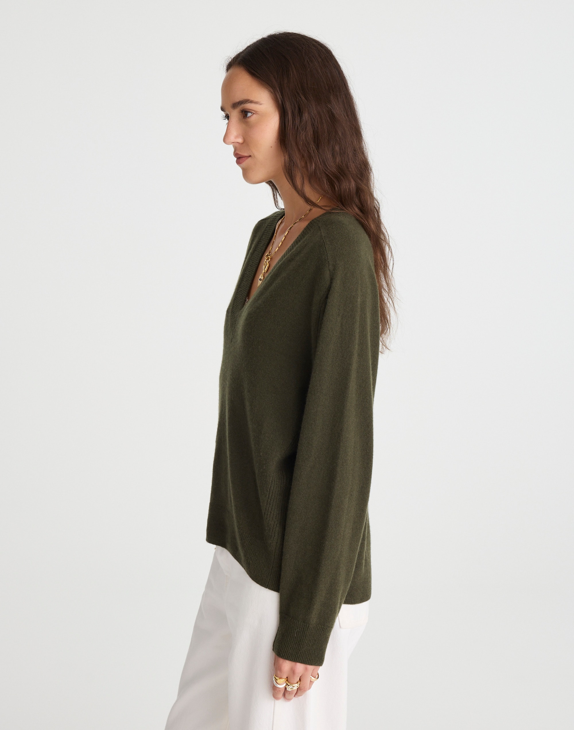 Cashmere V-Neck Sweater