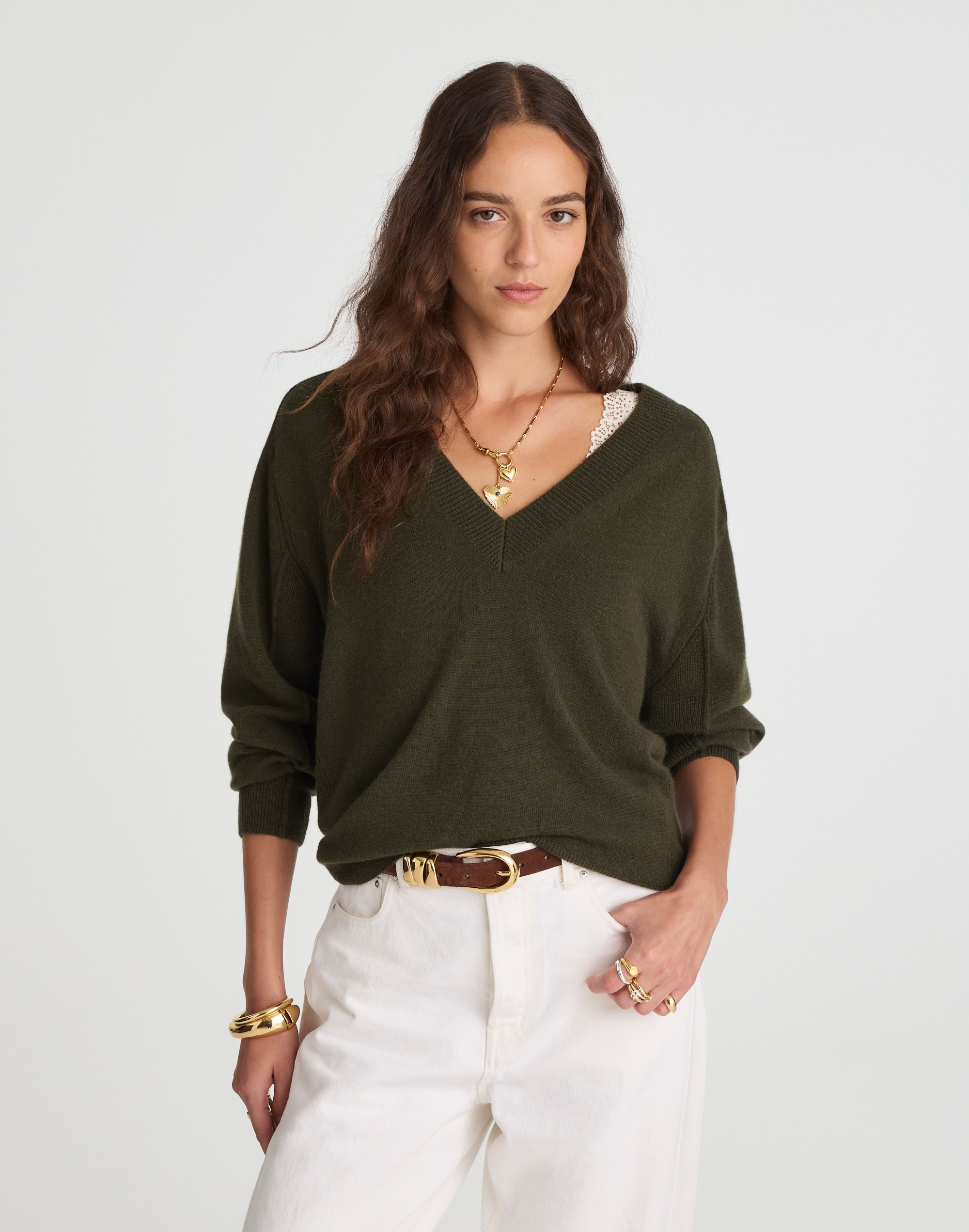 Cashmere V-Neck Sweater