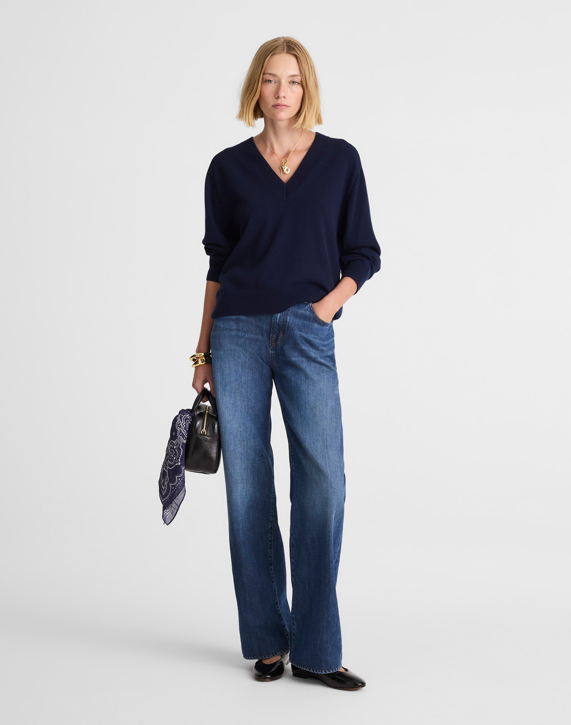 Cashmere V-Neck Sweater