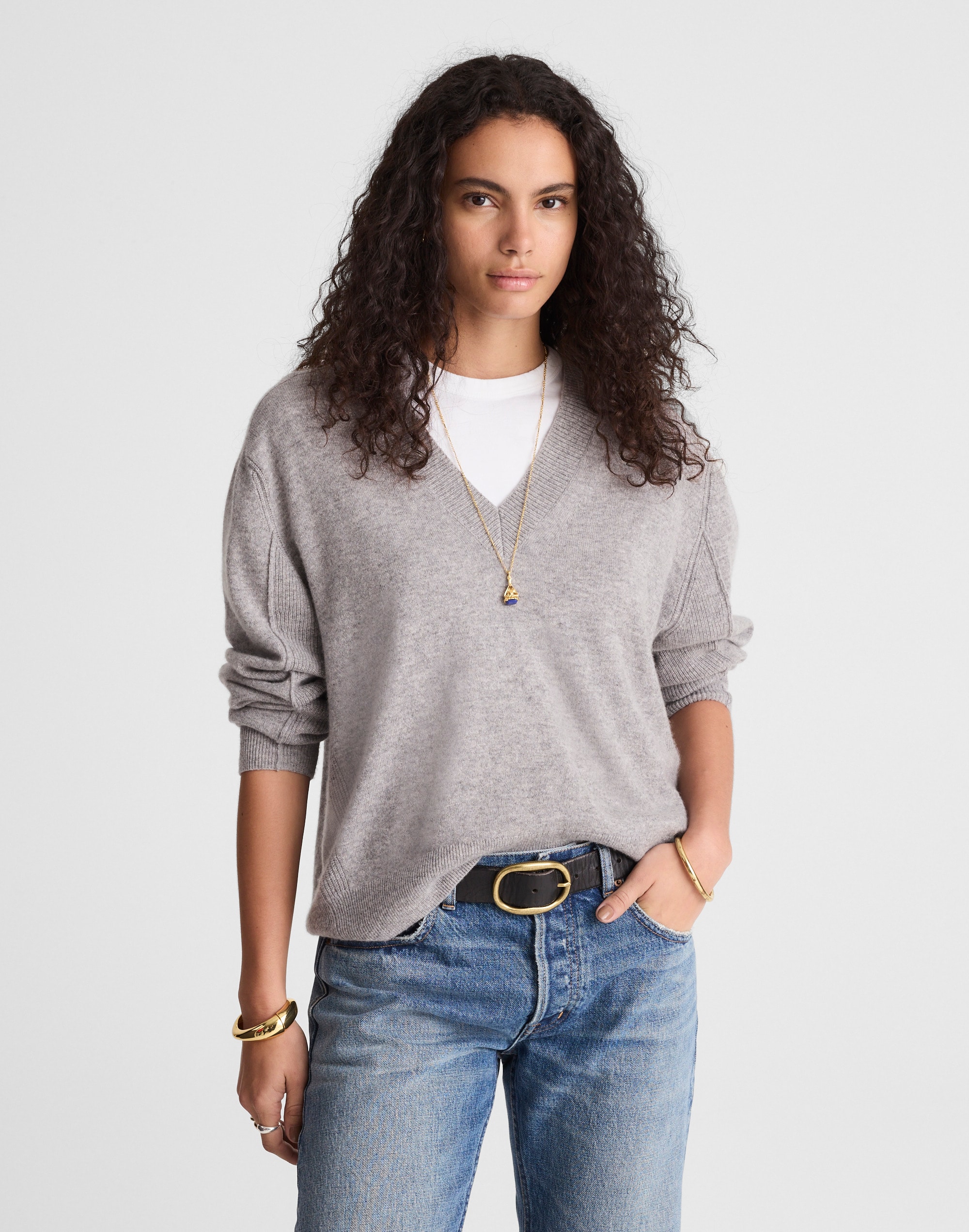 Cashmere V-Neck Sweater