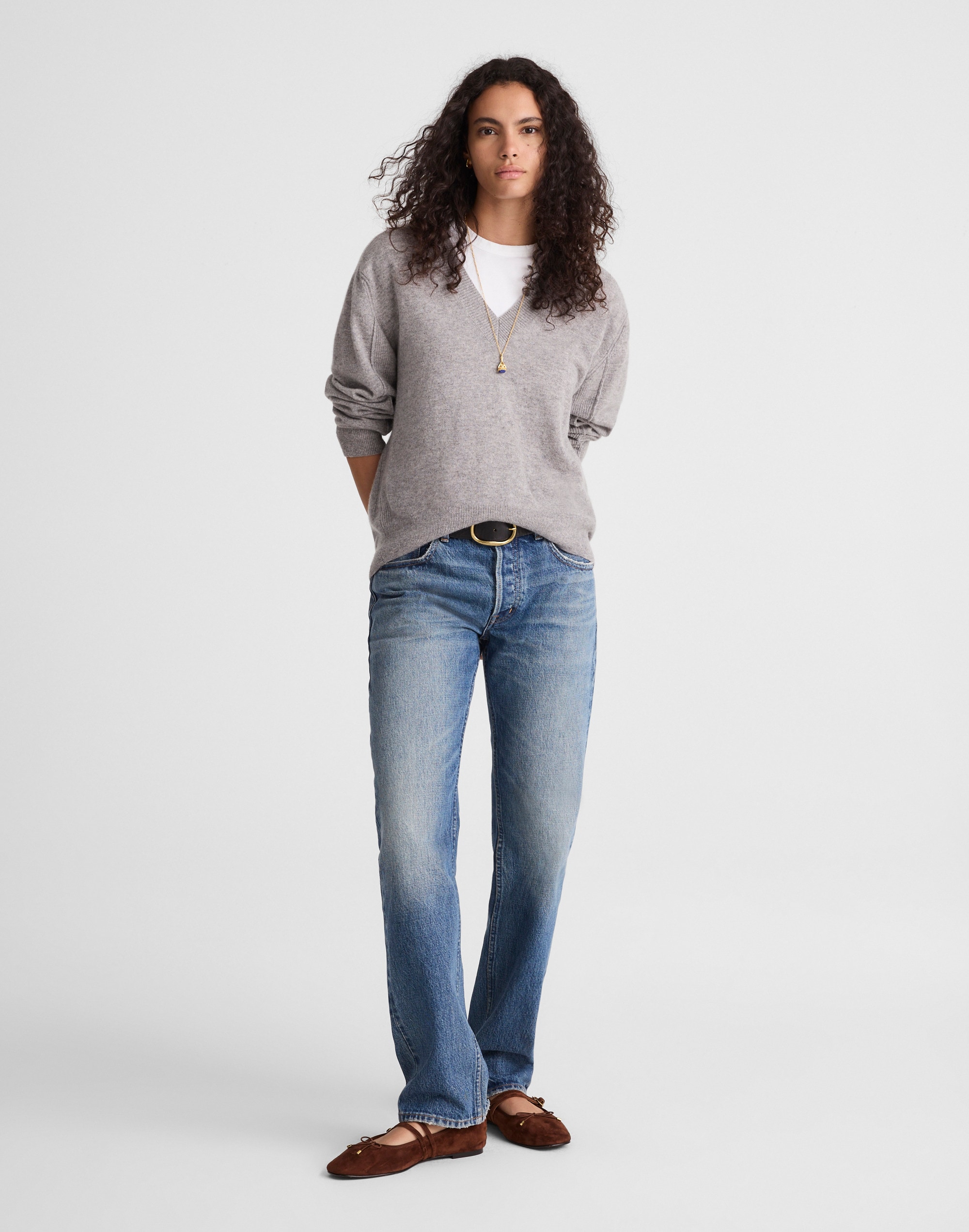 Cashmere V-Neck Sweater