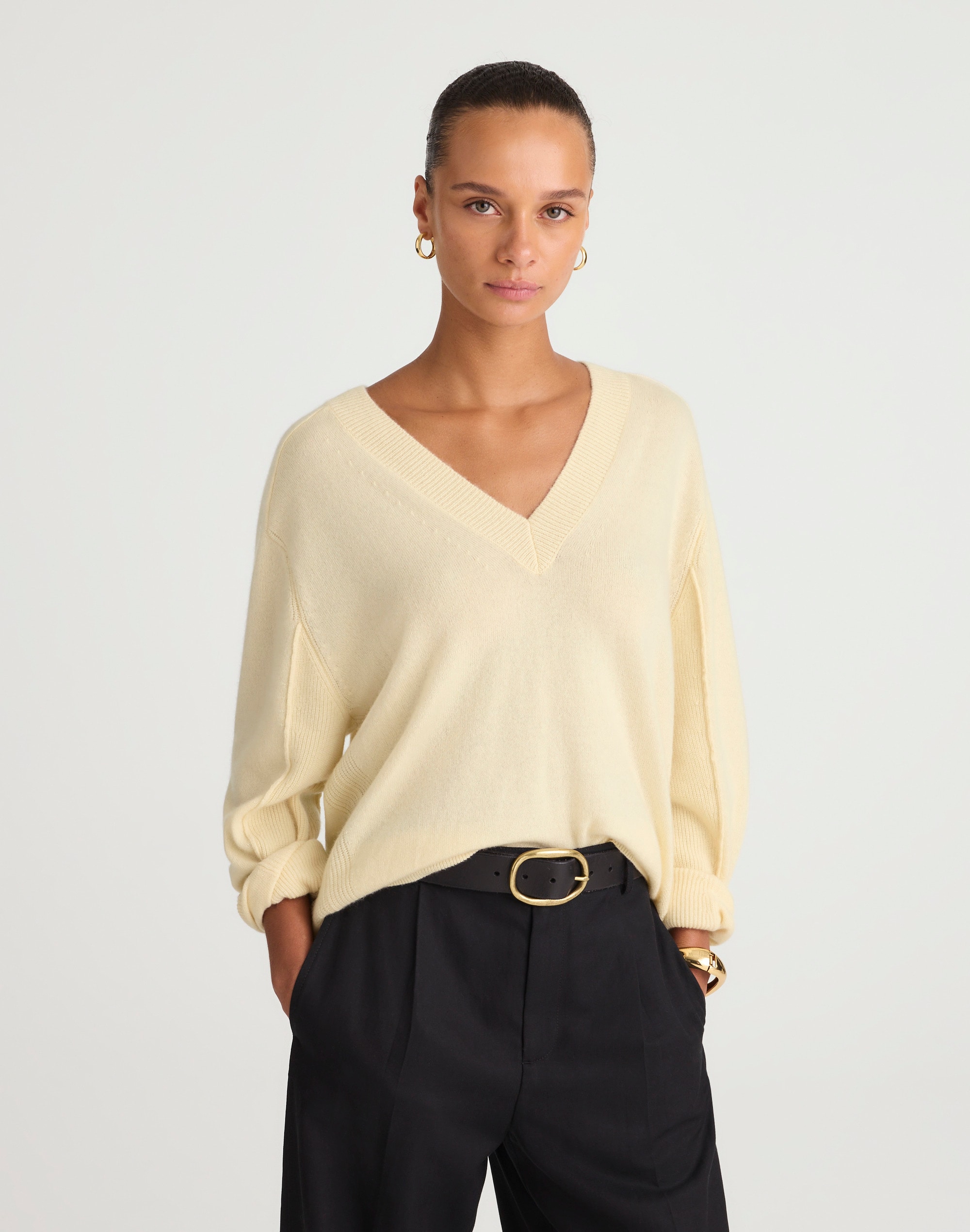 Cashmere V-Neck Sweater