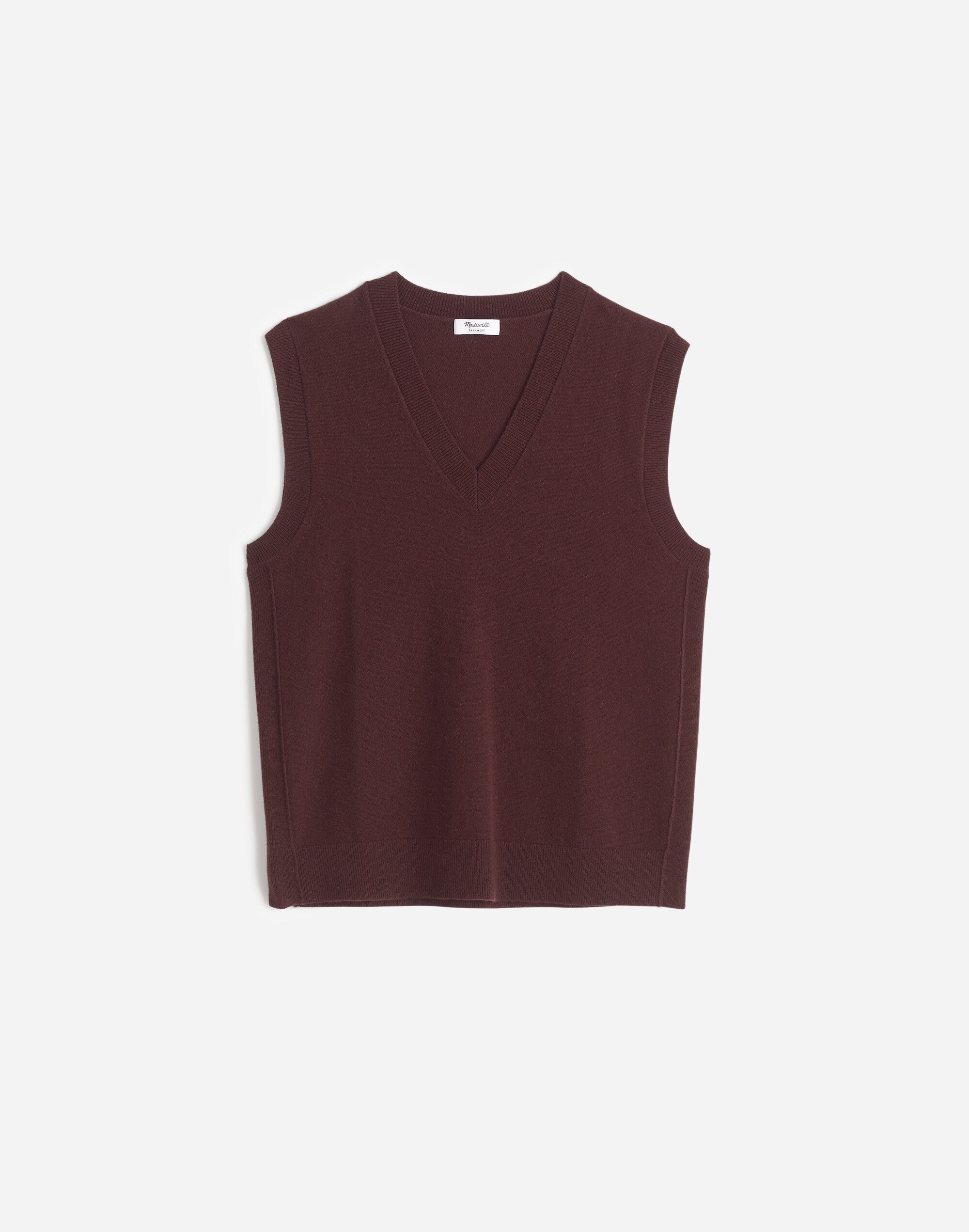 Cashmere V-Neck Sweater Vest