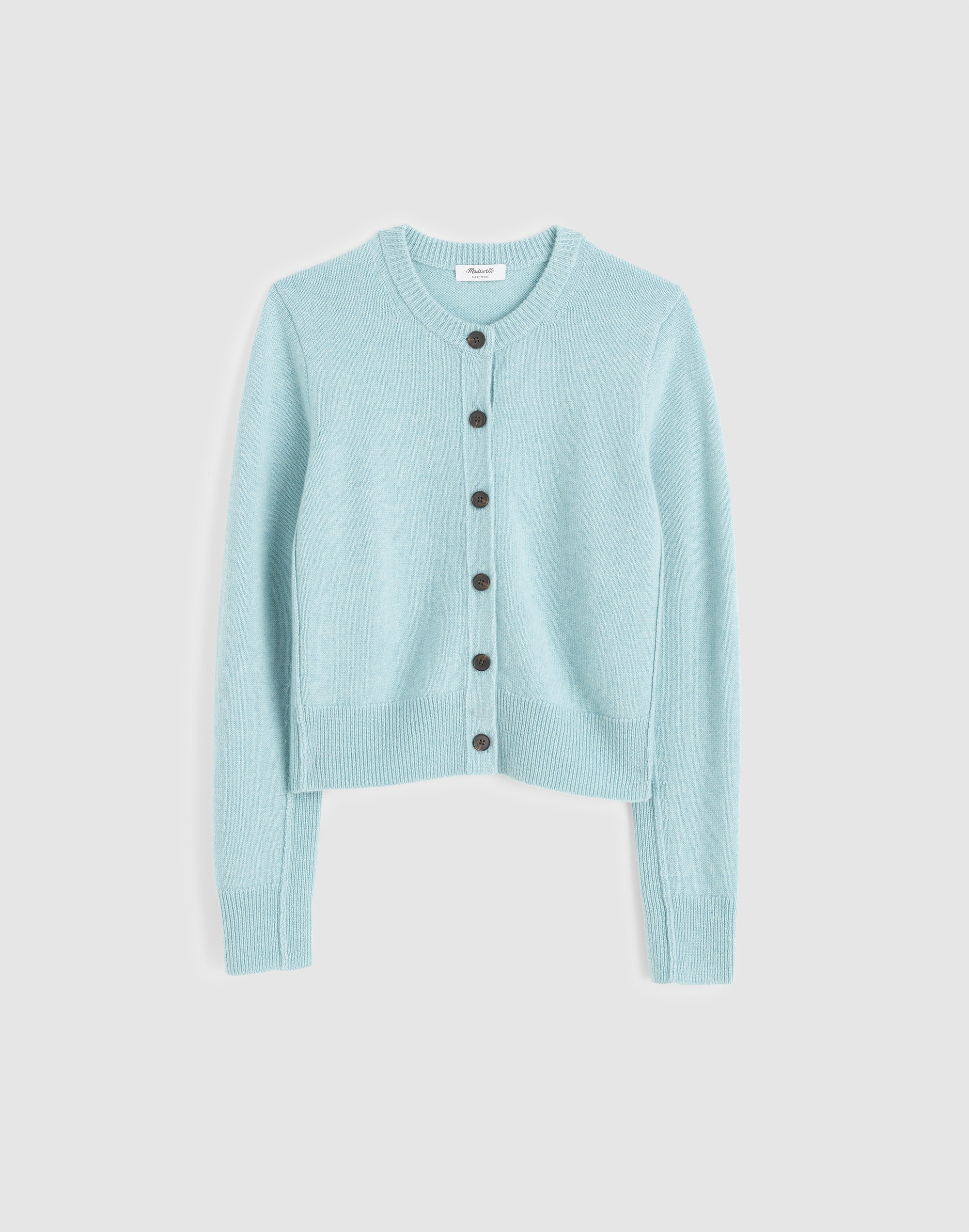Cashmere Button-Front Cardigan Sweater