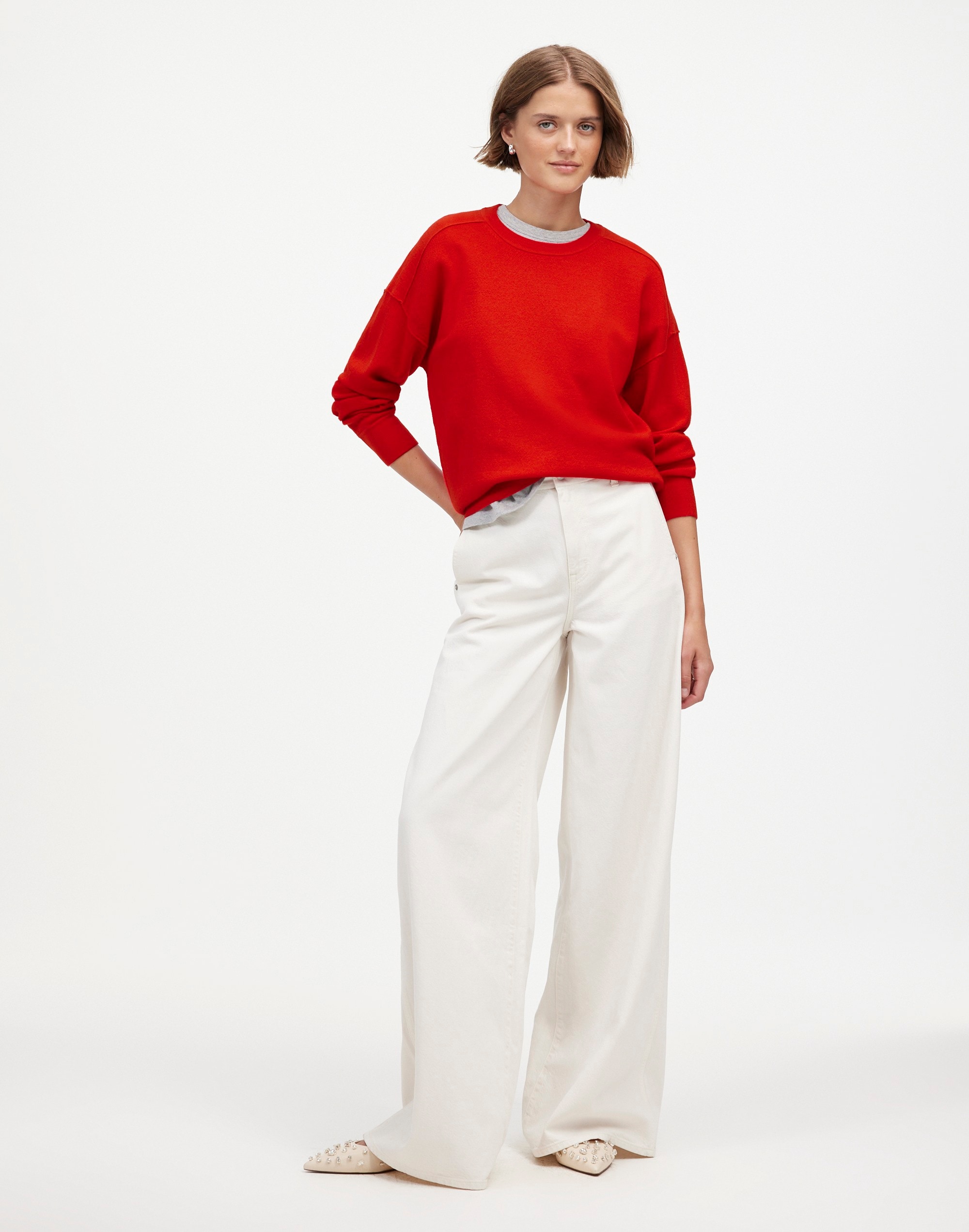 Merino Wool Pullover Sweater