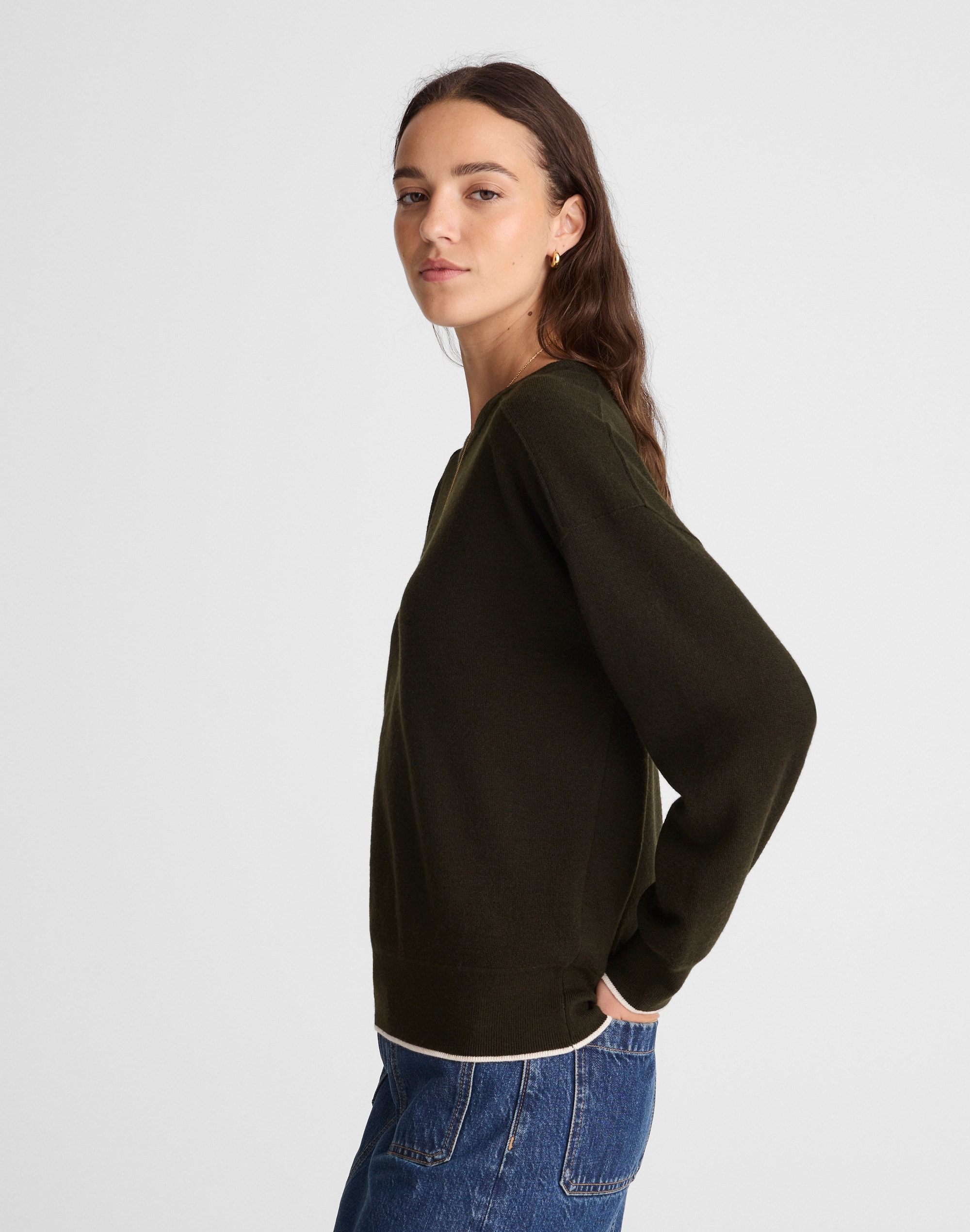 Merino Wool Pullover Sweater