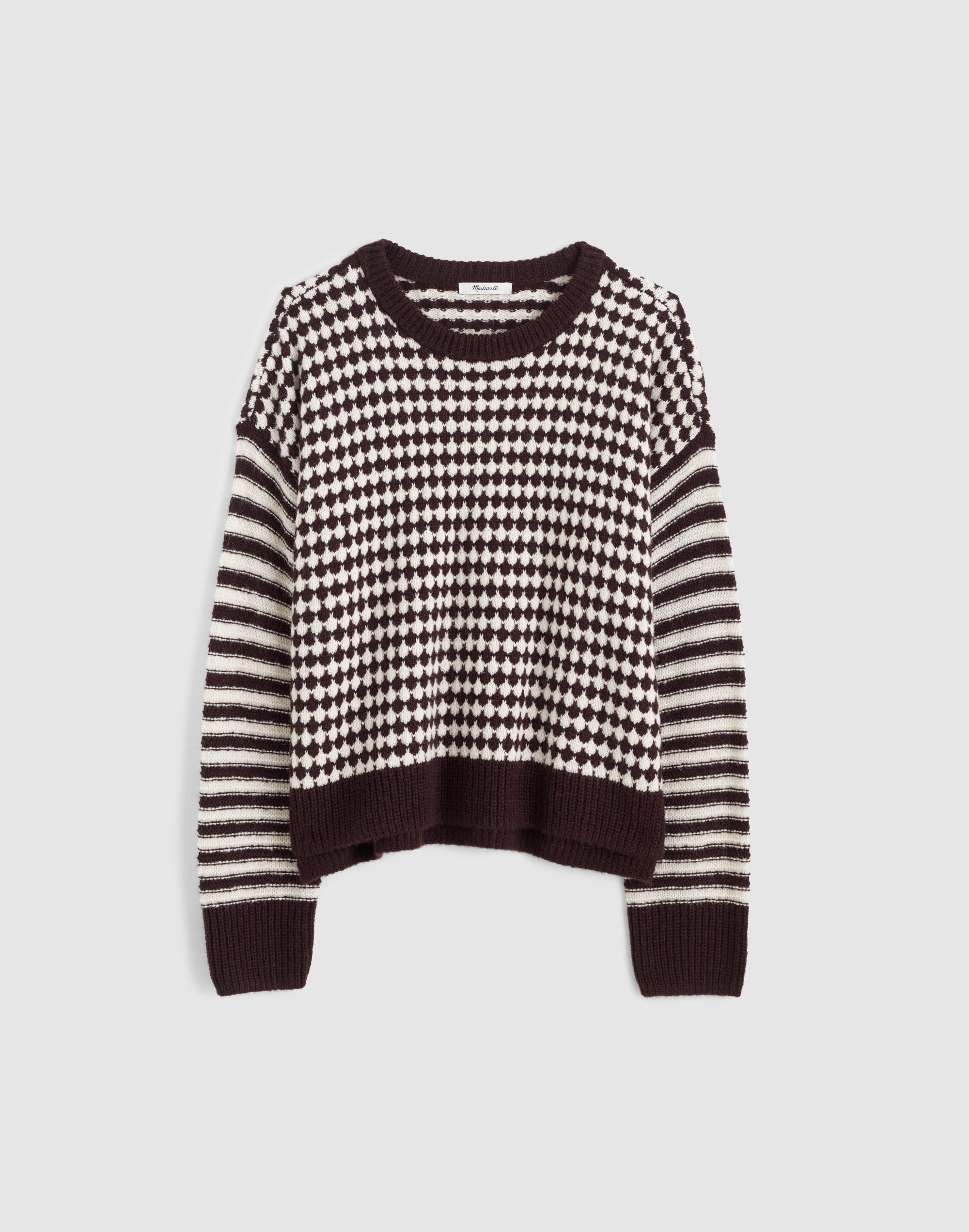 Mixed Stripe Pullover Sweater