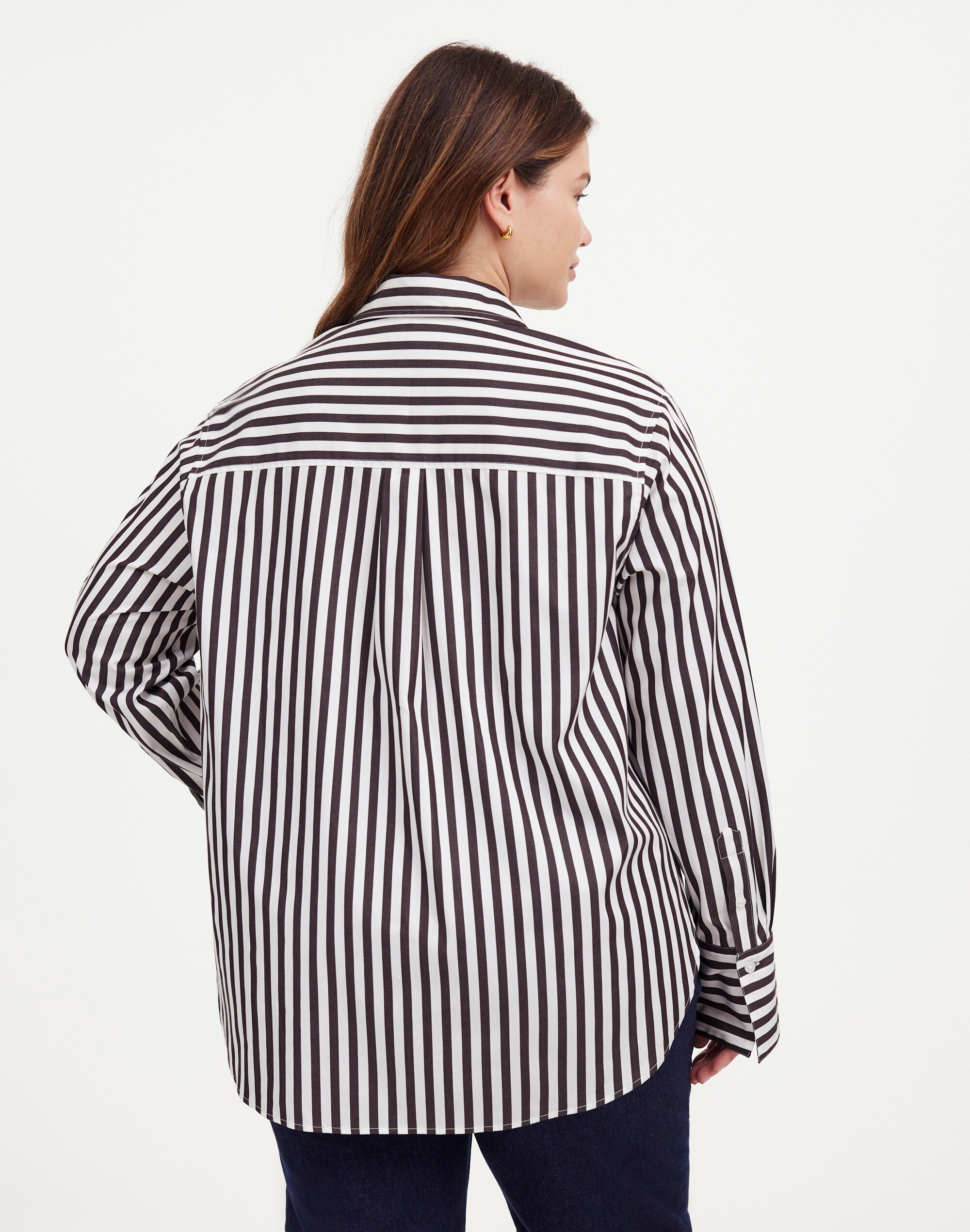 Plus Relaxed Button-Up Shirt