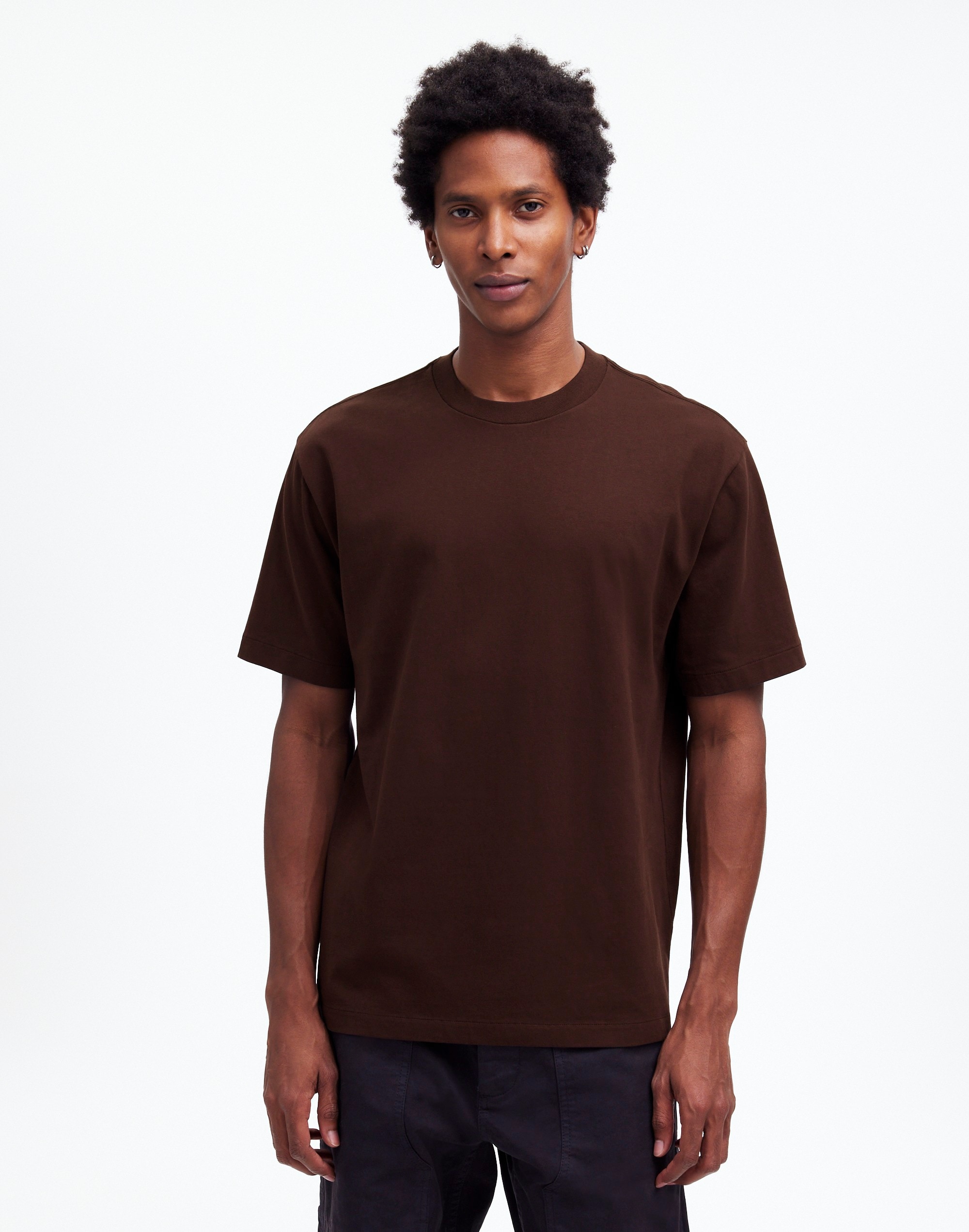 The Vintage Tee in dark carob image 2
