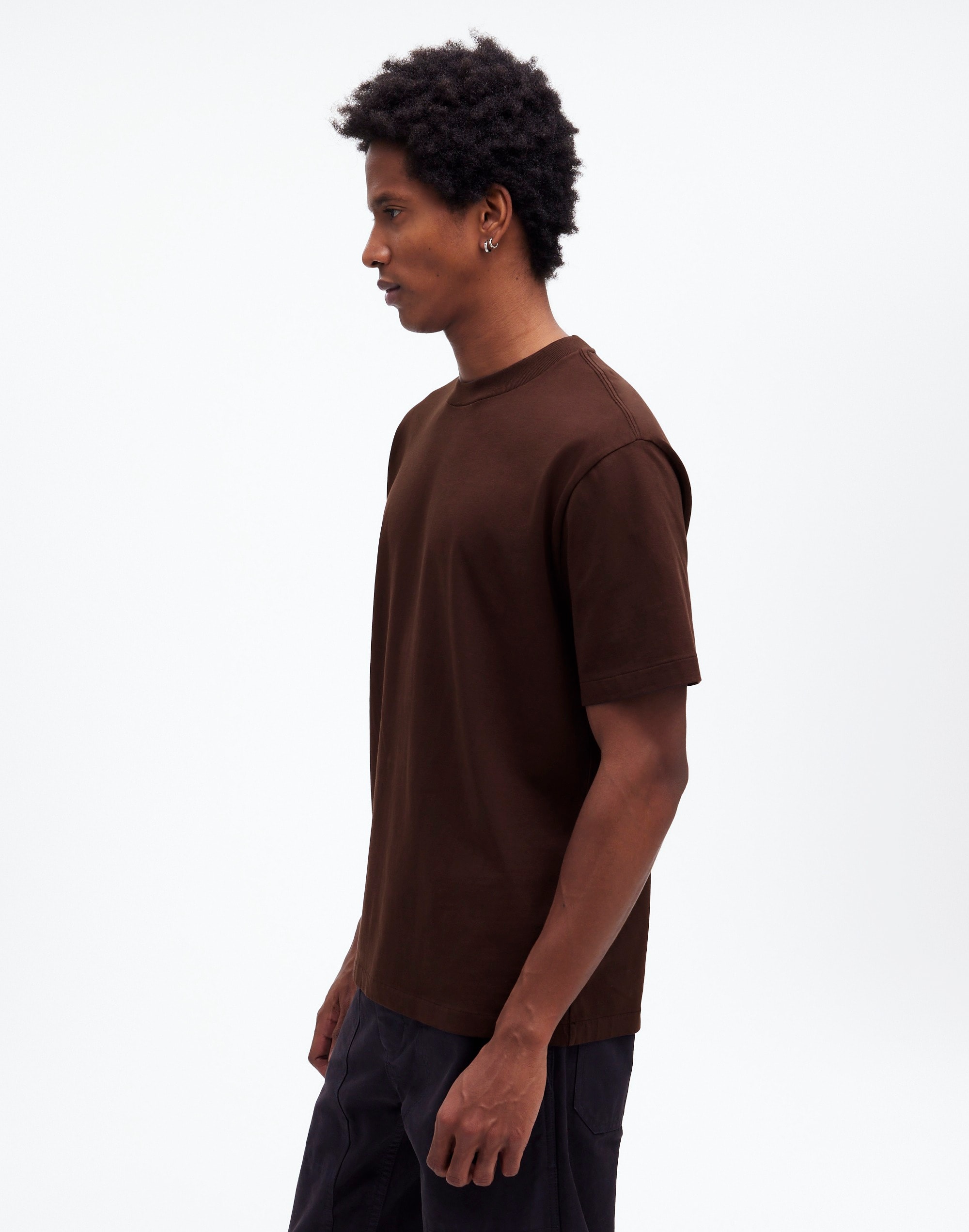 The Vintage Tee in dark carob image 3