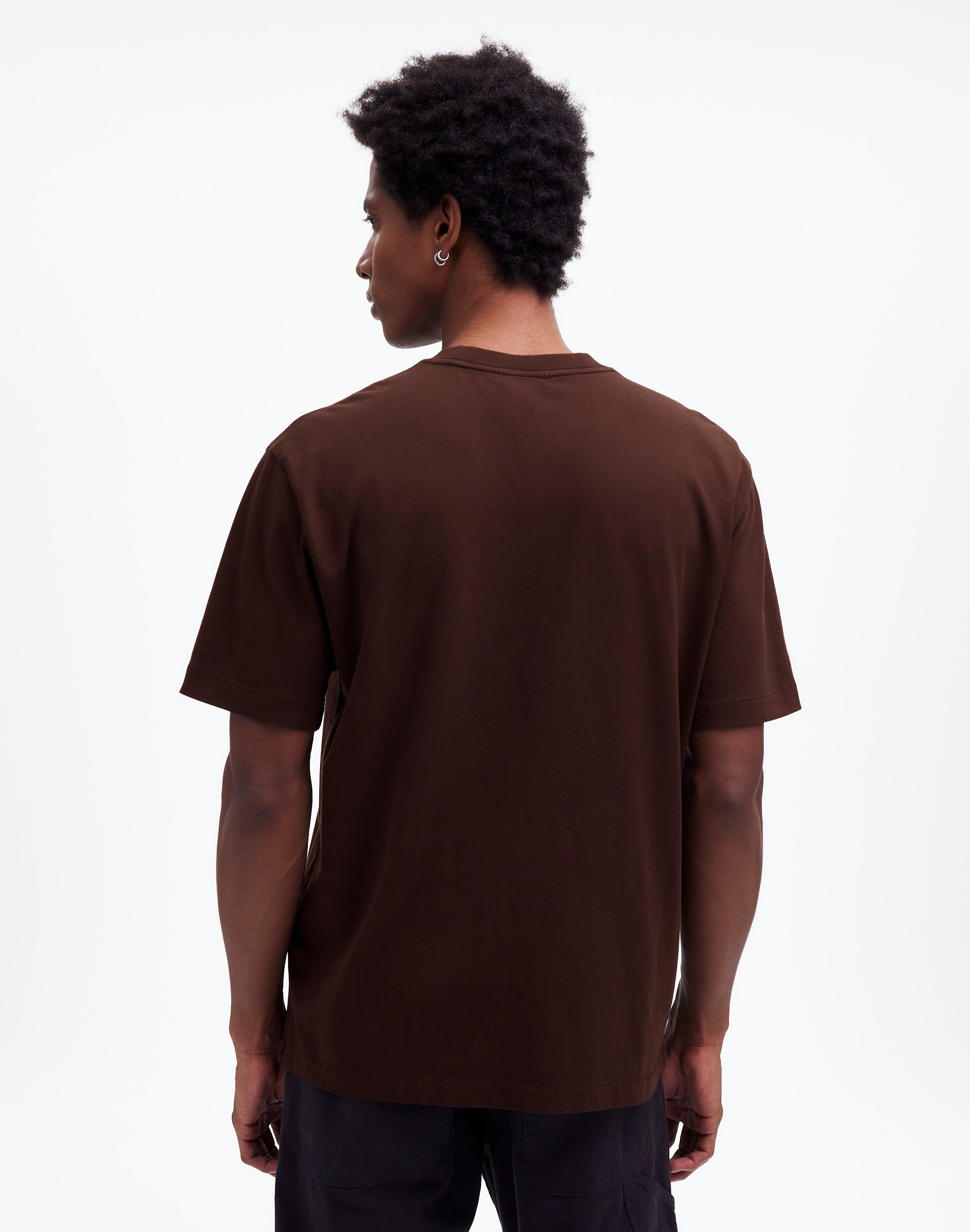 The Vintage Tee in dark carob image 4