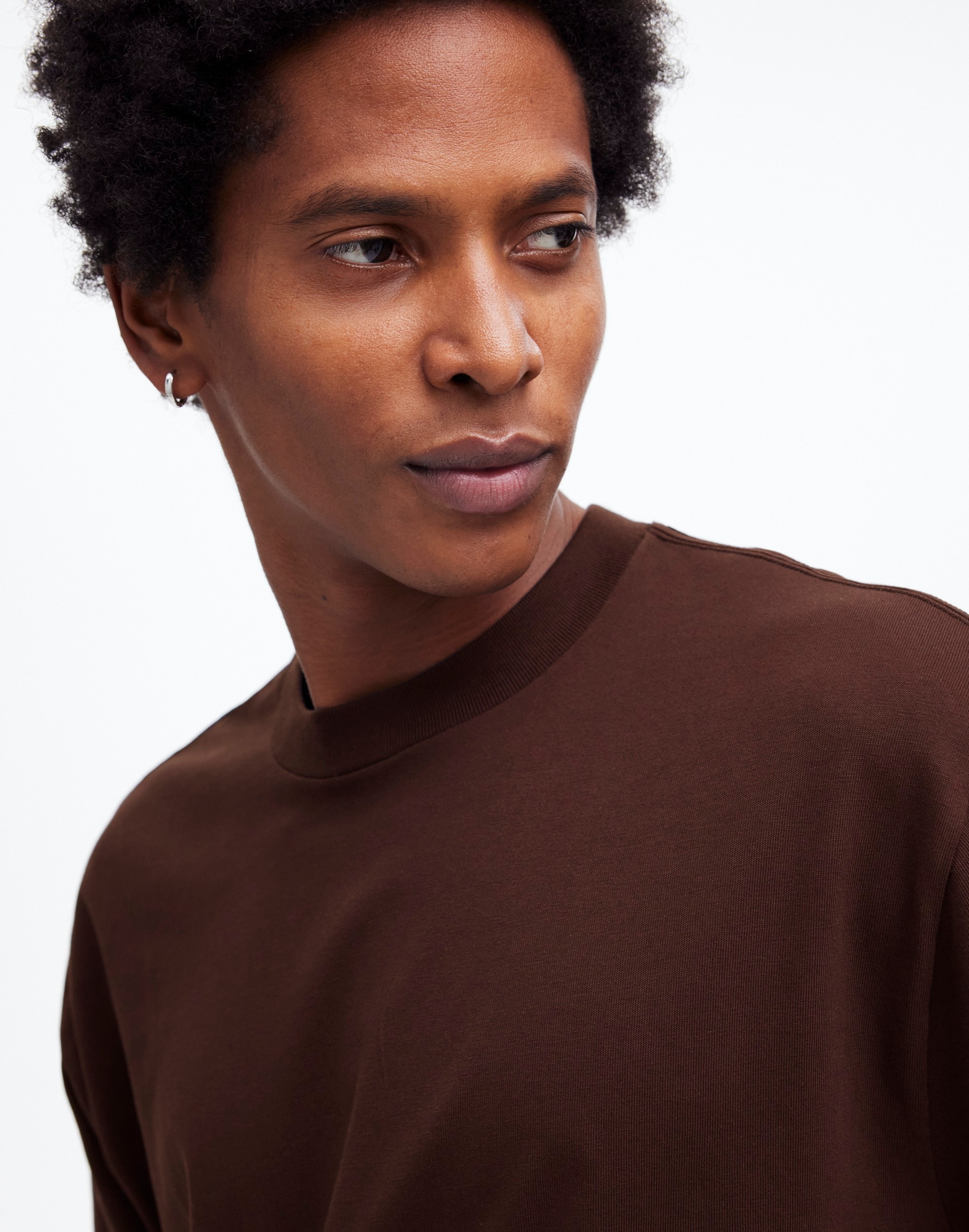 The Vintage Tee in dark carob image 5