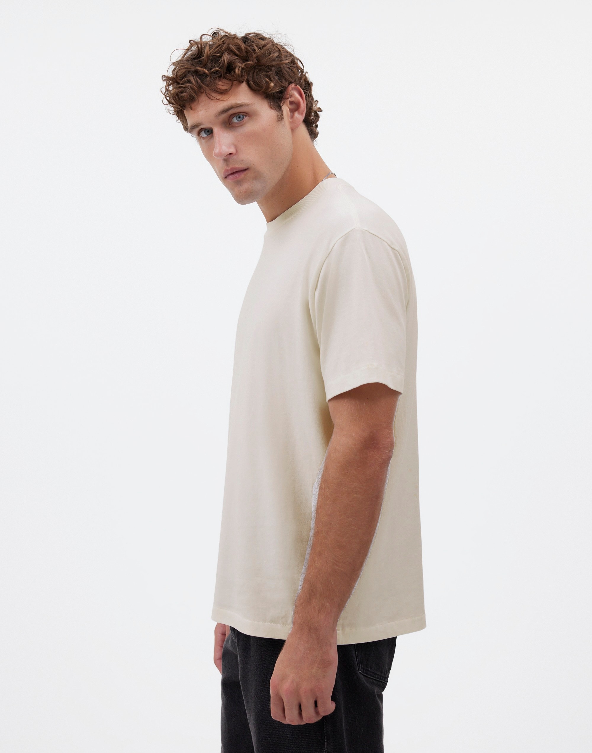 The Vintage Tee in soft white image 2