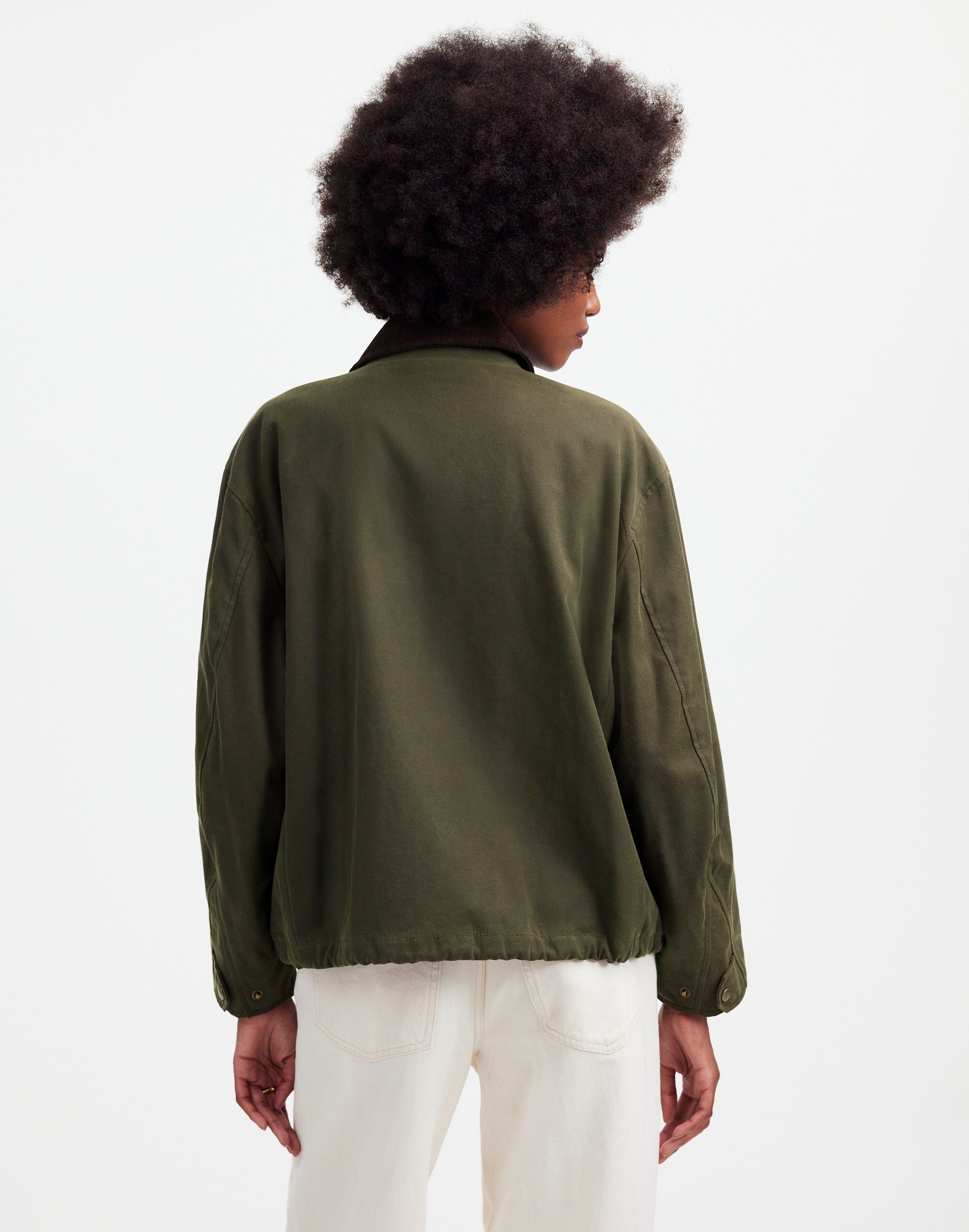 Madewell x Alpha Industries Waxed Cotton Car Coat