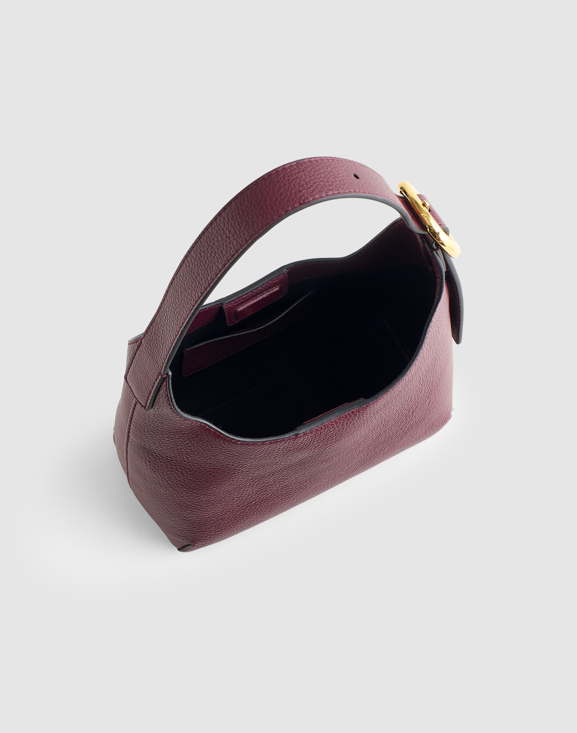The Sculptural-Buckle Shoulder Bag Alternate Image 2