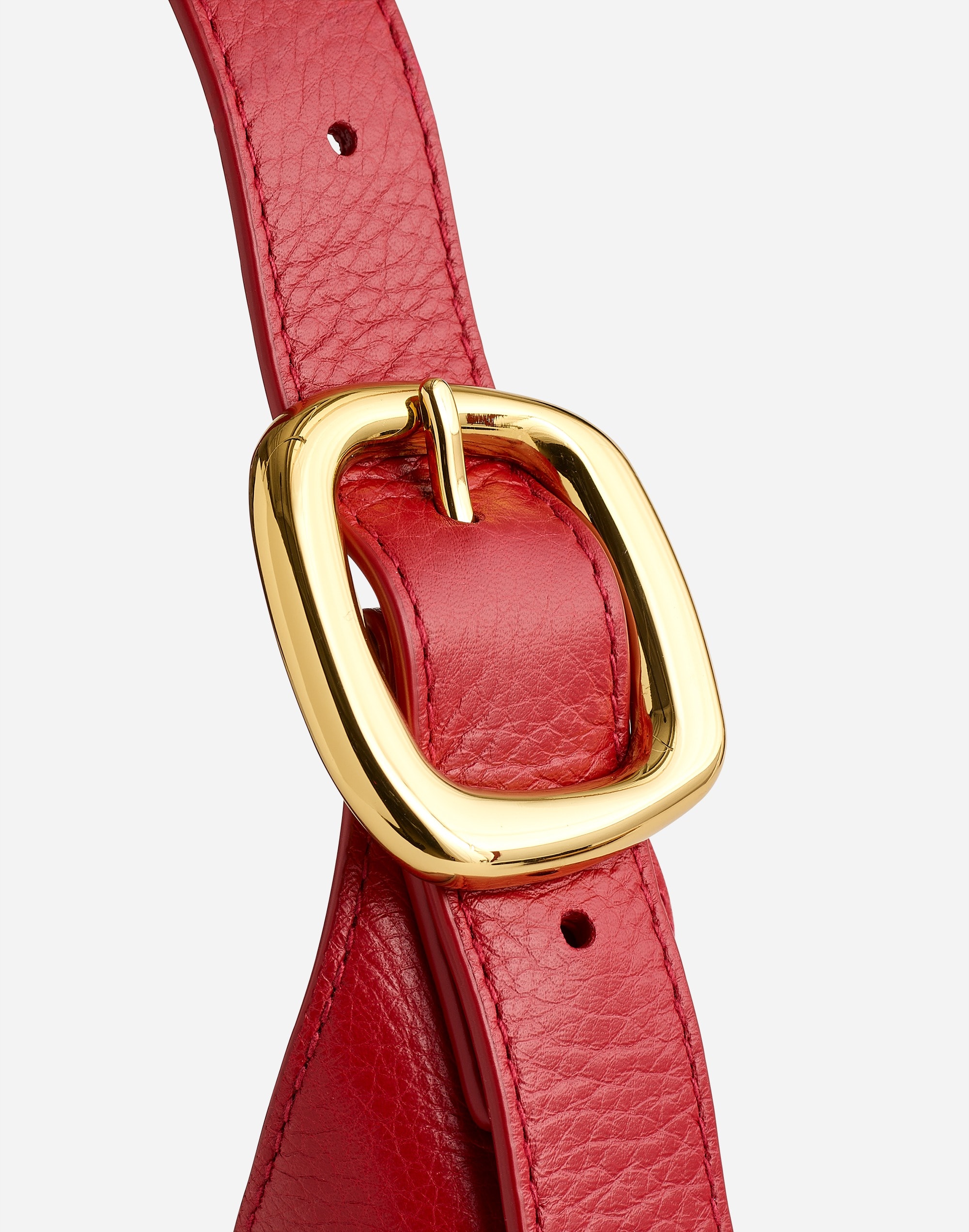 The Sculptural-Buckle Shoulder Bag